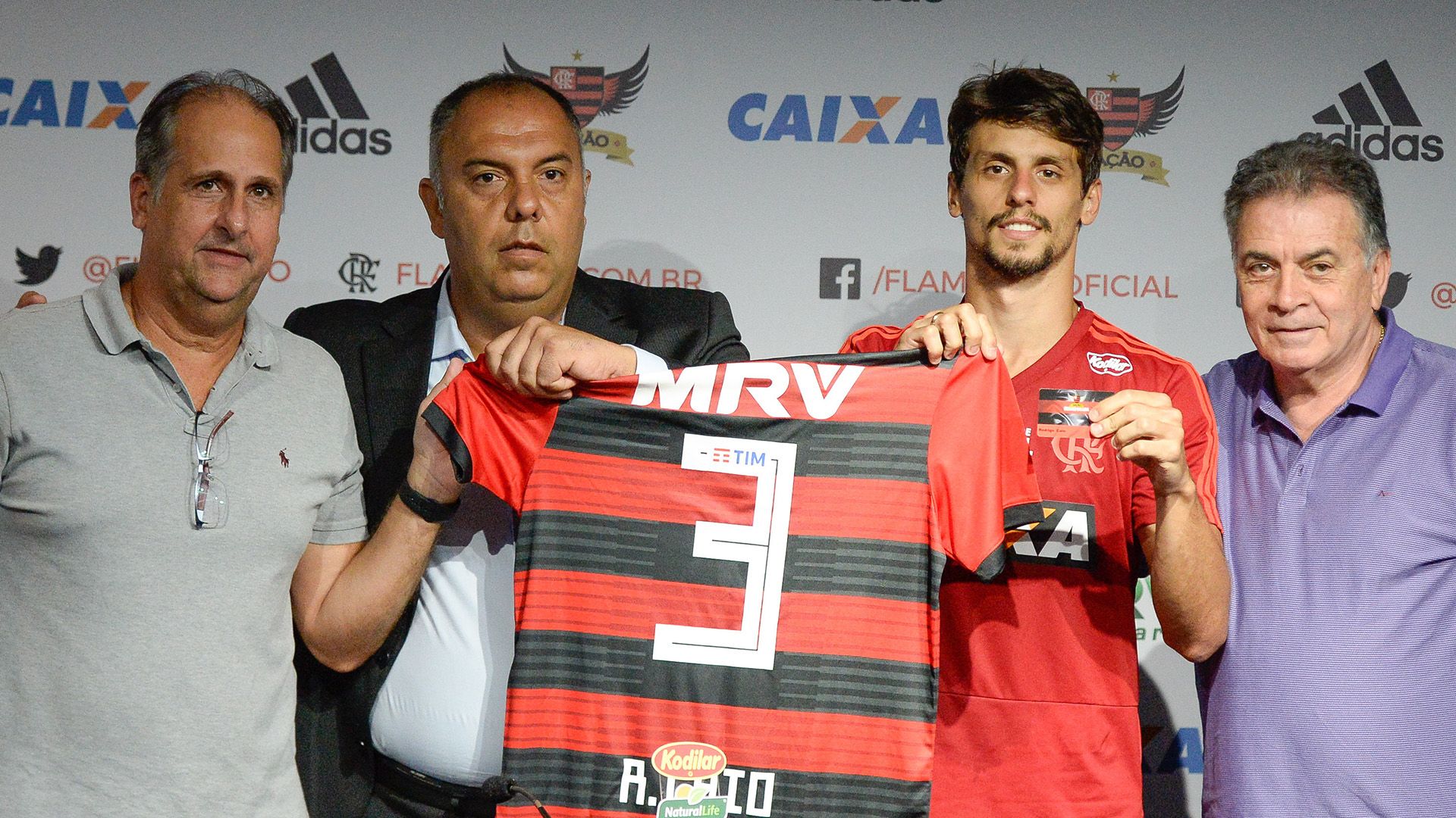 Rodrigo Caio Flamengo apresentação 03012019