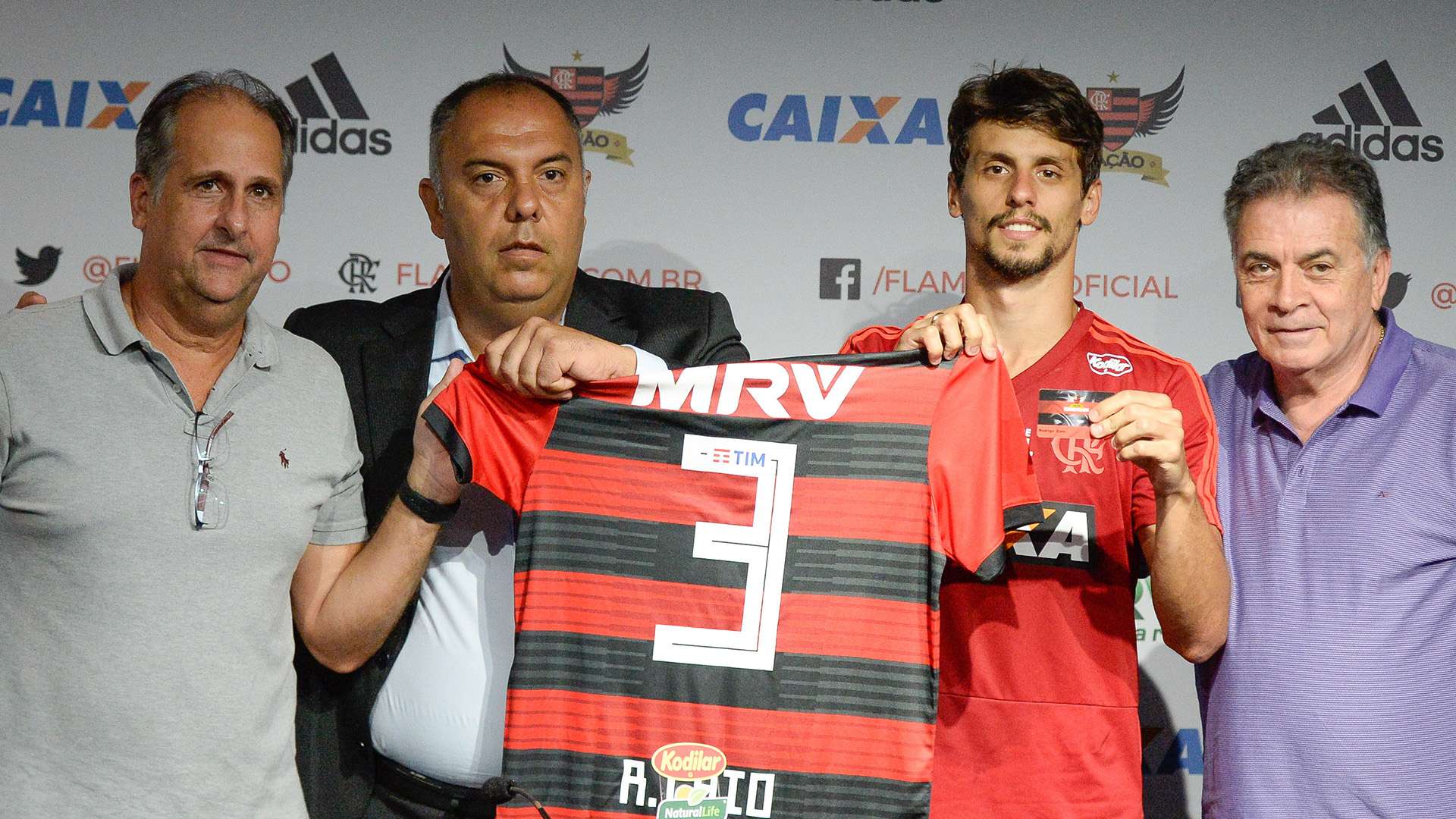 Rodrigo Caio Flamengo apresentação 03012019