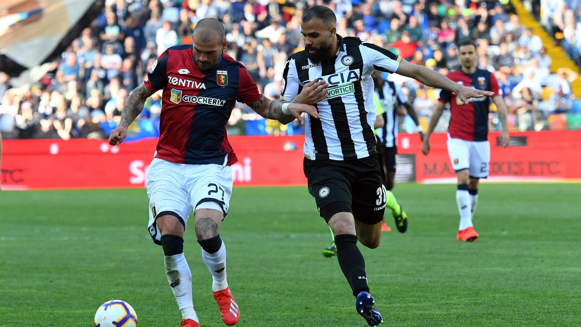Stefano Sturaro Sandro Raniere Udinese Genoa Serie A 03302019