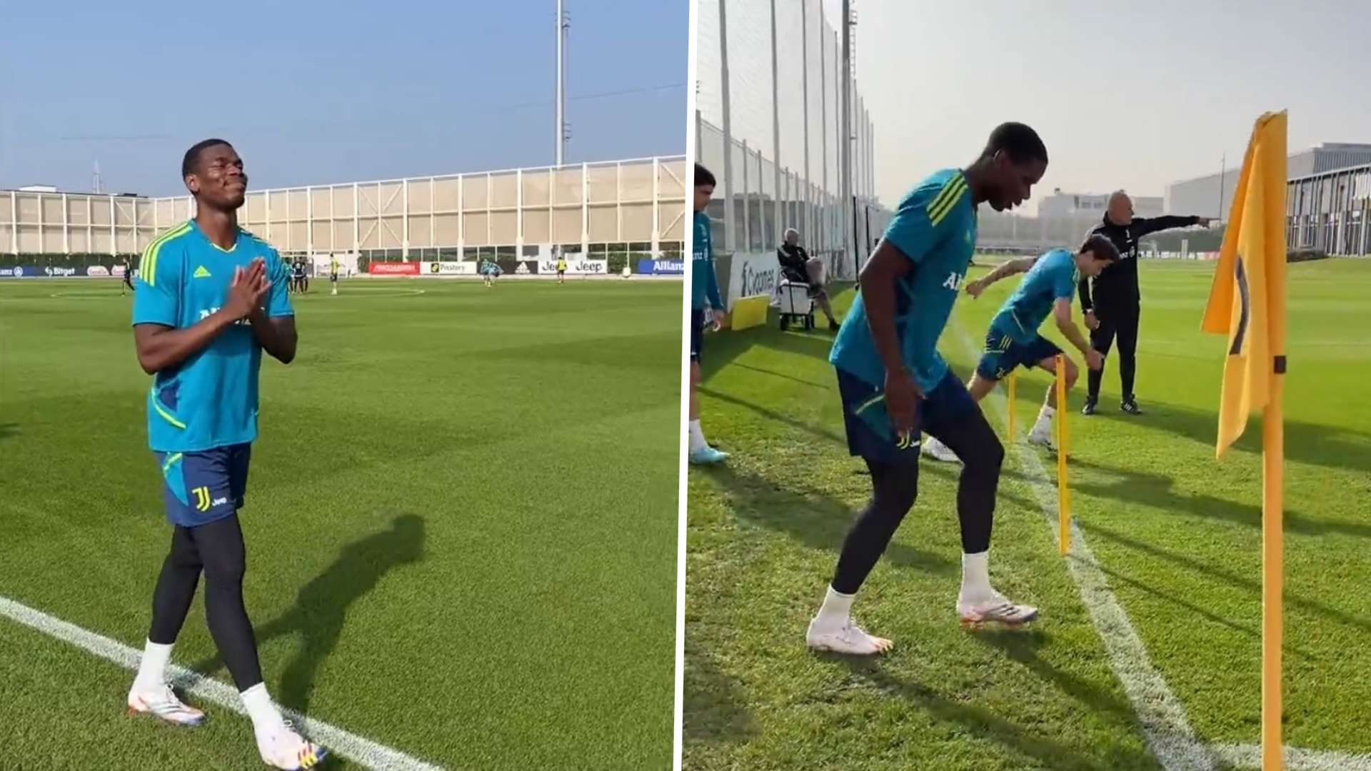 Juventus Pogba retour entraînement