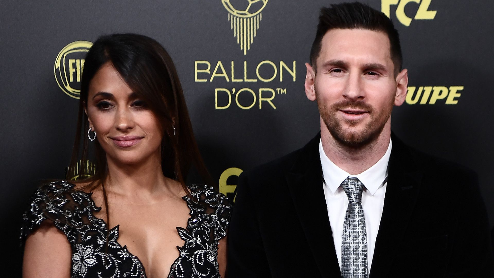Lionel Messi Antonella Roccuzzo 2019 Ballon d'Or