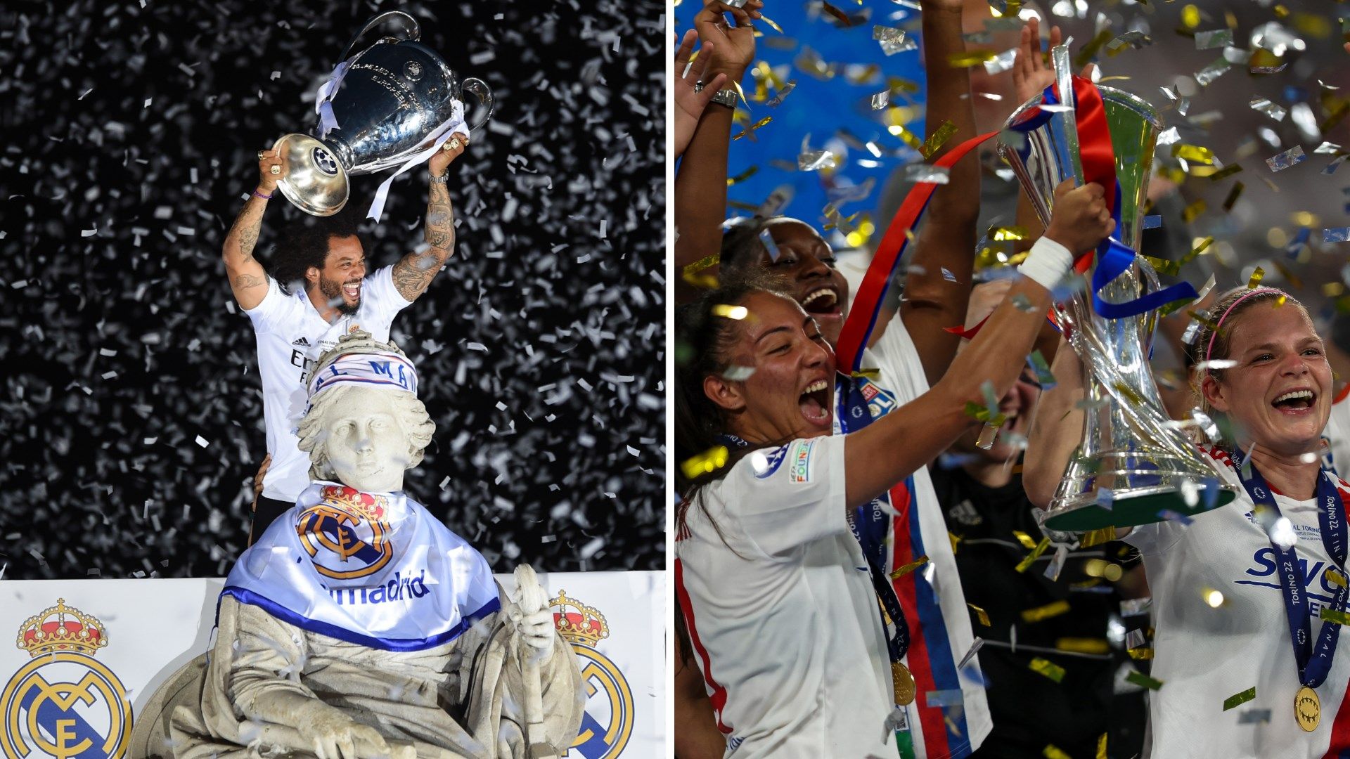 Real Madrid, Olympique Lyonnais Women, Champions League GFX