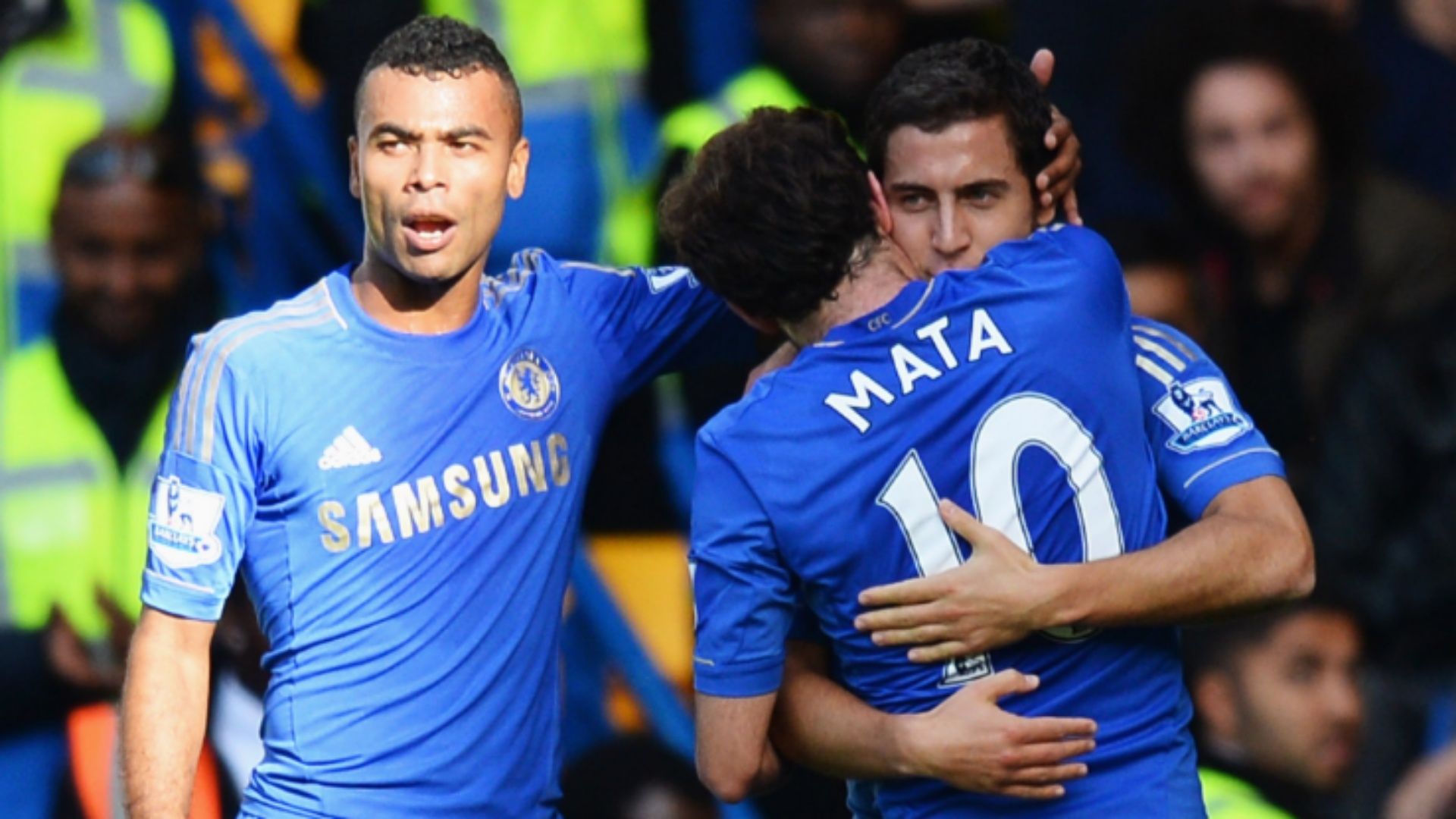 Ashley Cole Eden Hazard Chelsea