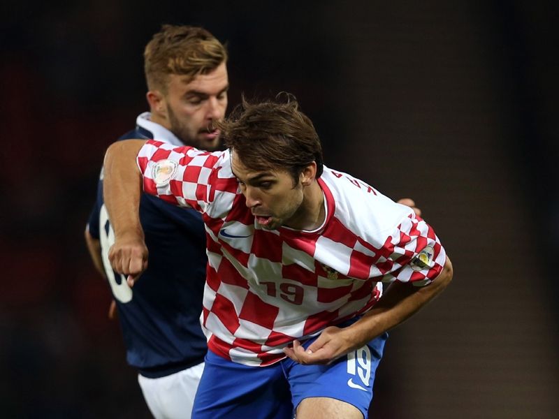 Niko Kranjcar James Morrison Scotland v Croatia WC2014 10152013