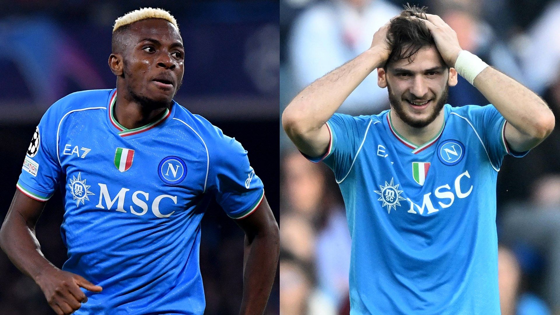 Victor Osimhen Khvicha Kvaratskhelia Napoli