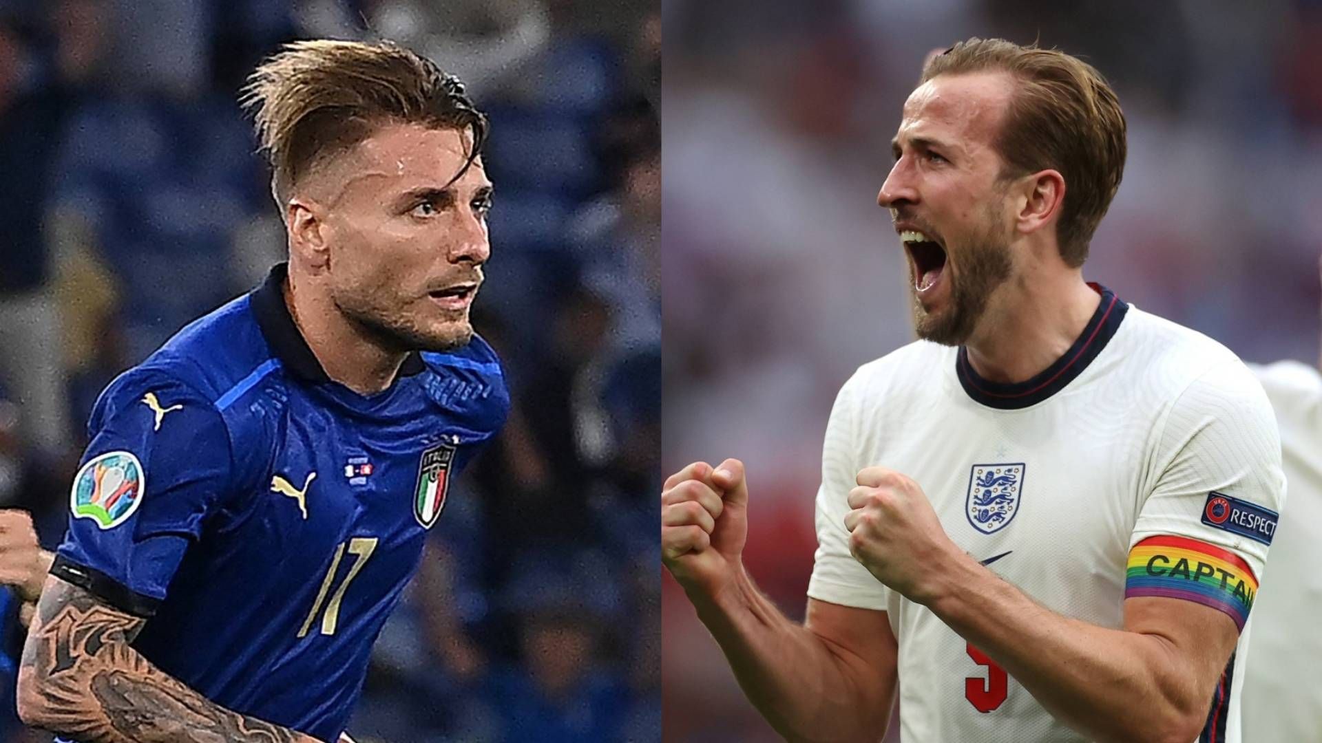 Ciro Immobile Italy Harry Kane England