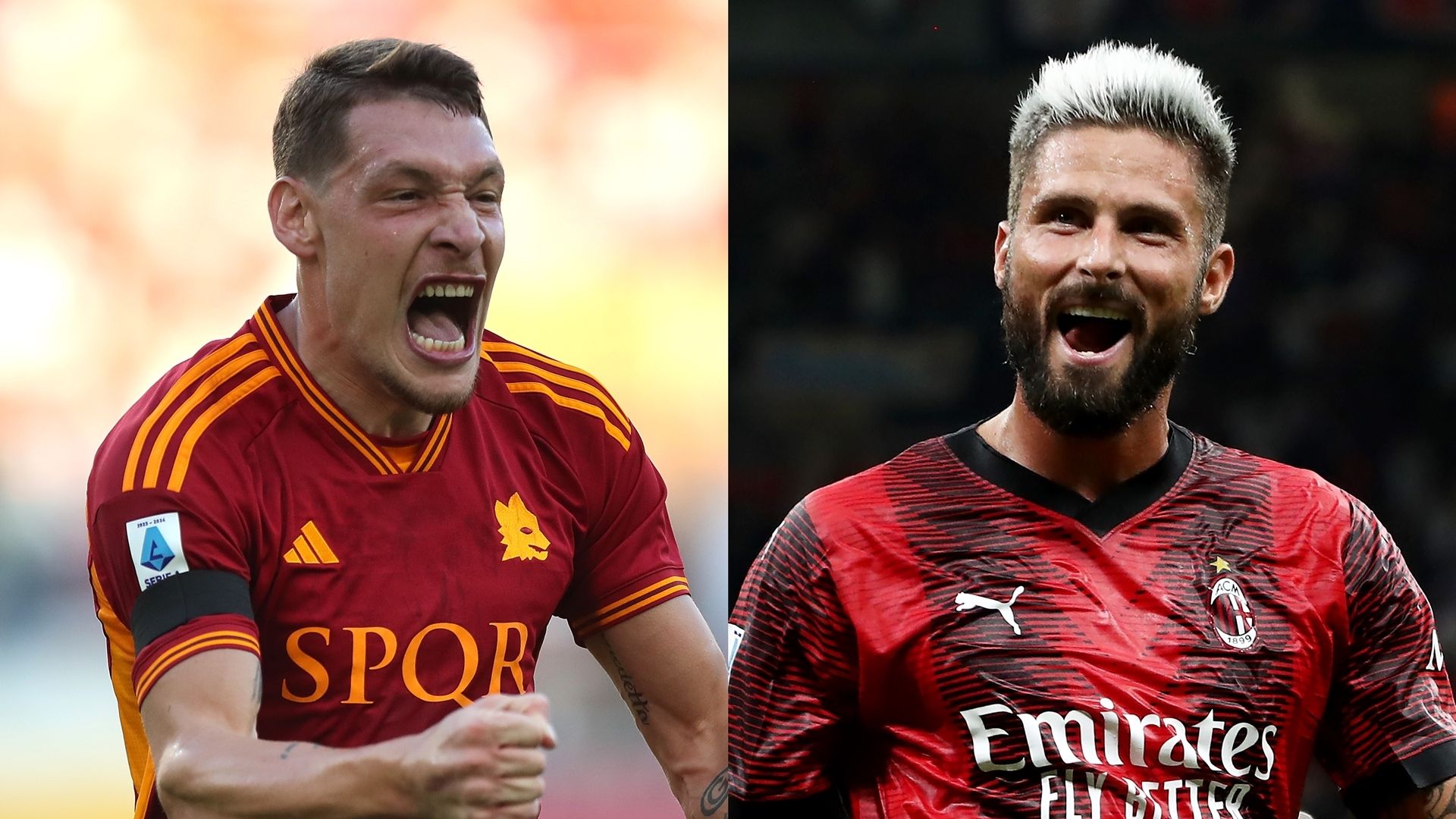 MP_Andrea Belotti_Roma vs Olivier Giroud_Milan
