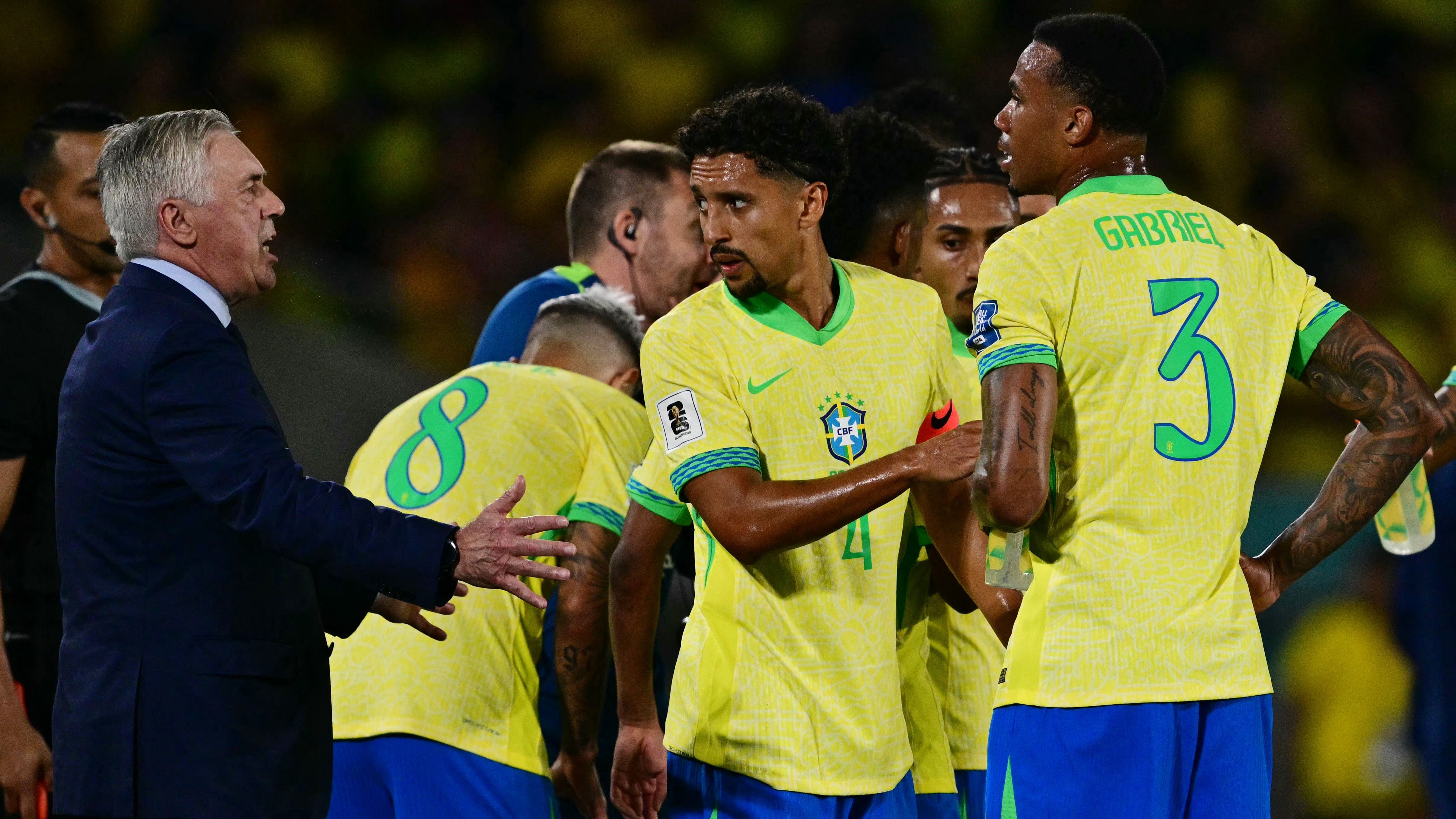 Brazil Carlo Ancelotti Marquinhos Gabriel