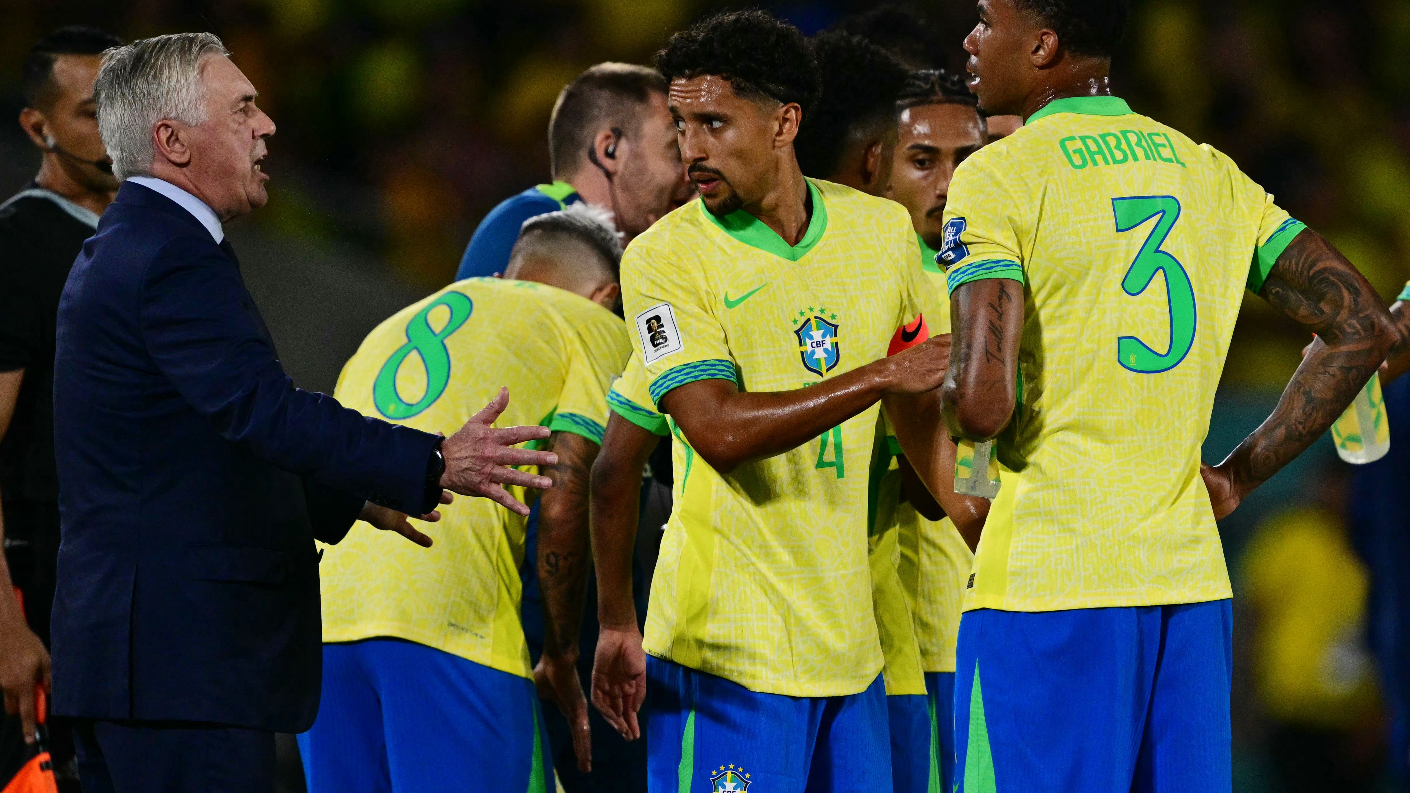 Brazil Carlo Ancelotti Marquinhos Gabriel
