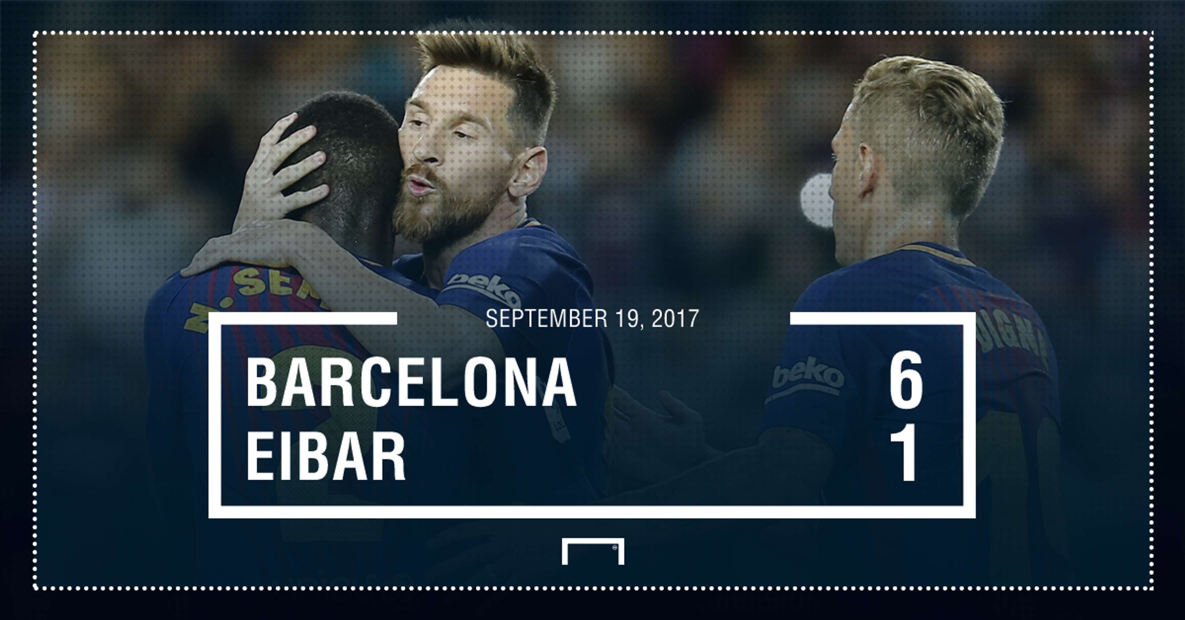 Barca Eibar score