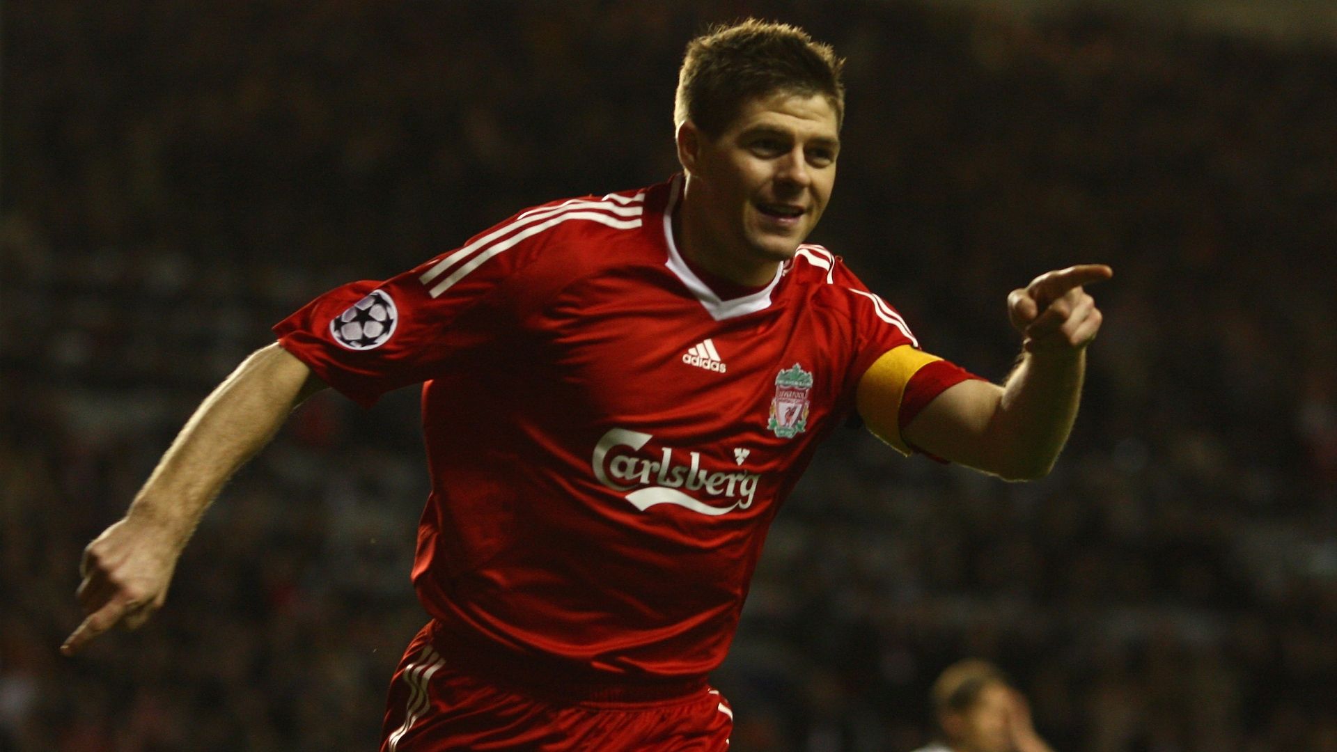 Steven Gerrard Liverpool Real Madrid Champions League 2009