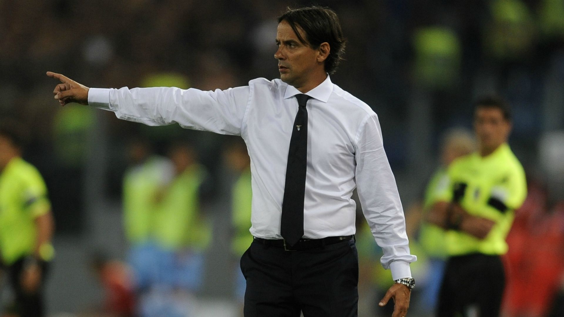 Simone Inzaghi Lazio Napoli Serie A 08182018