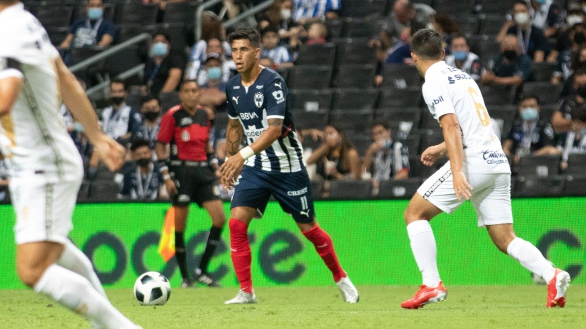 Maxi Meza Monterrey vs Pumas Apertura 2021