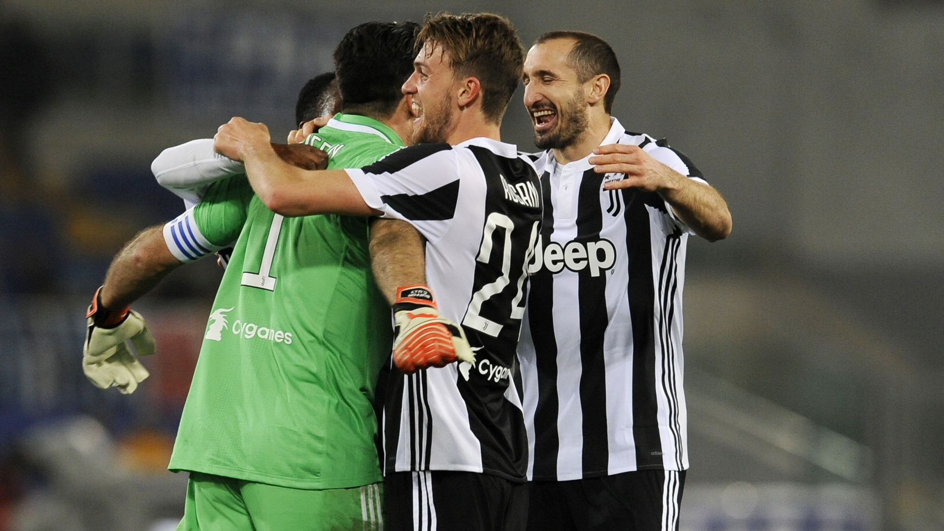 Buffon Chiellini Rugani - Juventus