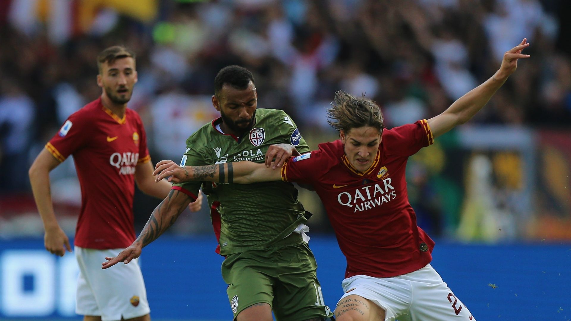 Roma Cagliari Zaniolo Joao Pedro Serie A 10062019
