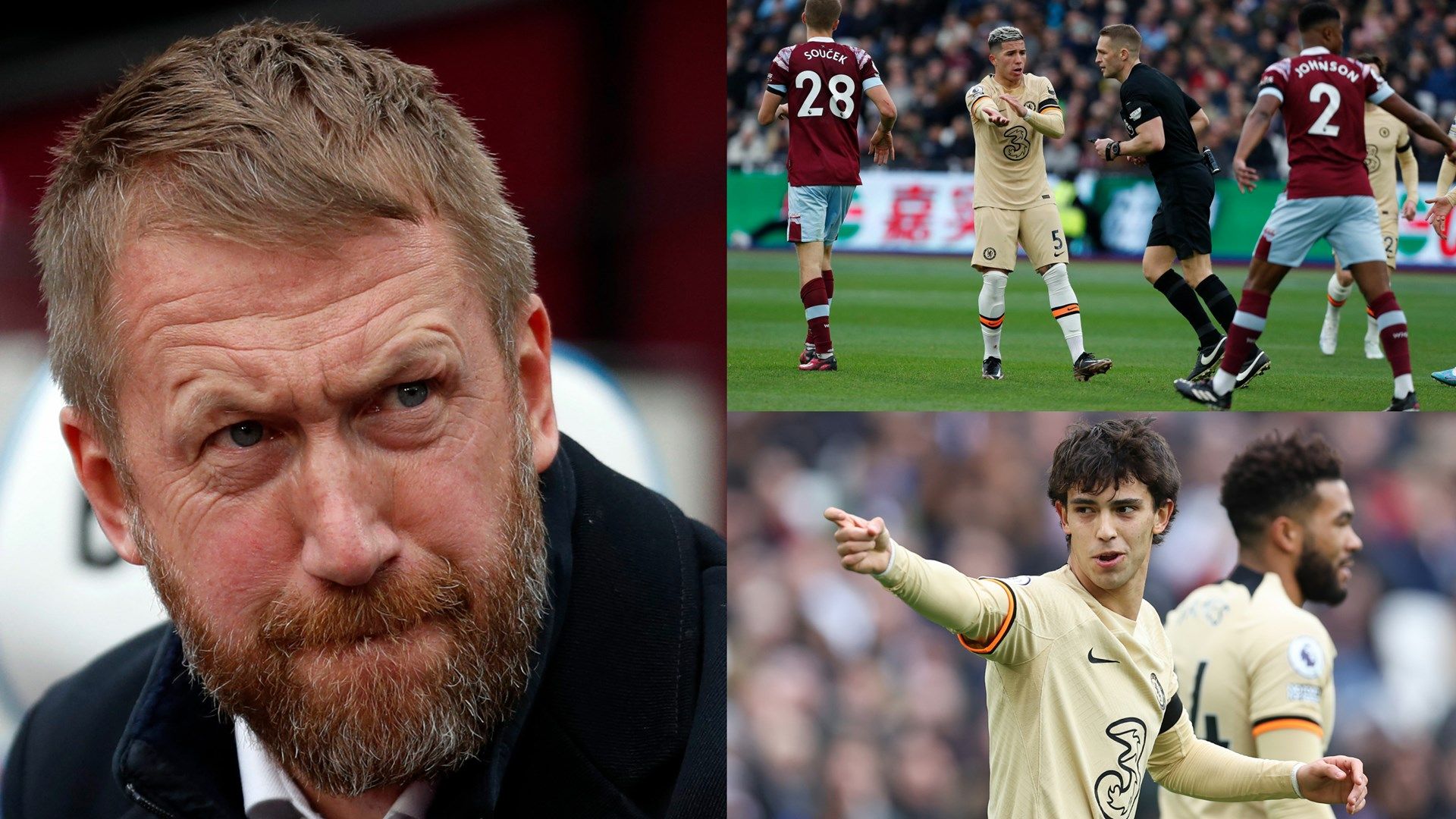 Graham Potter Chelsea West Ham Enzo Fernandez Joao Felix Premier League 2022-23