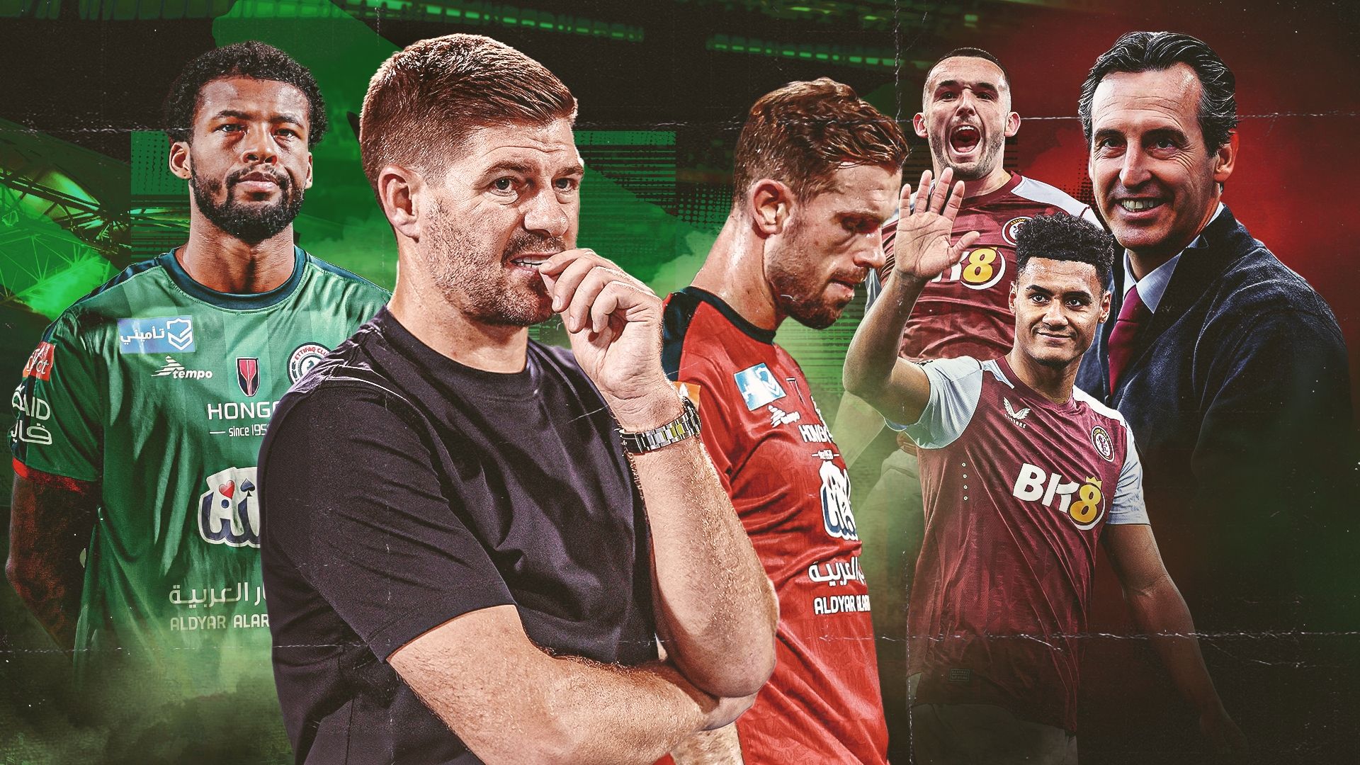 Gerrard Al-Ettifaq Aston Villa GFX