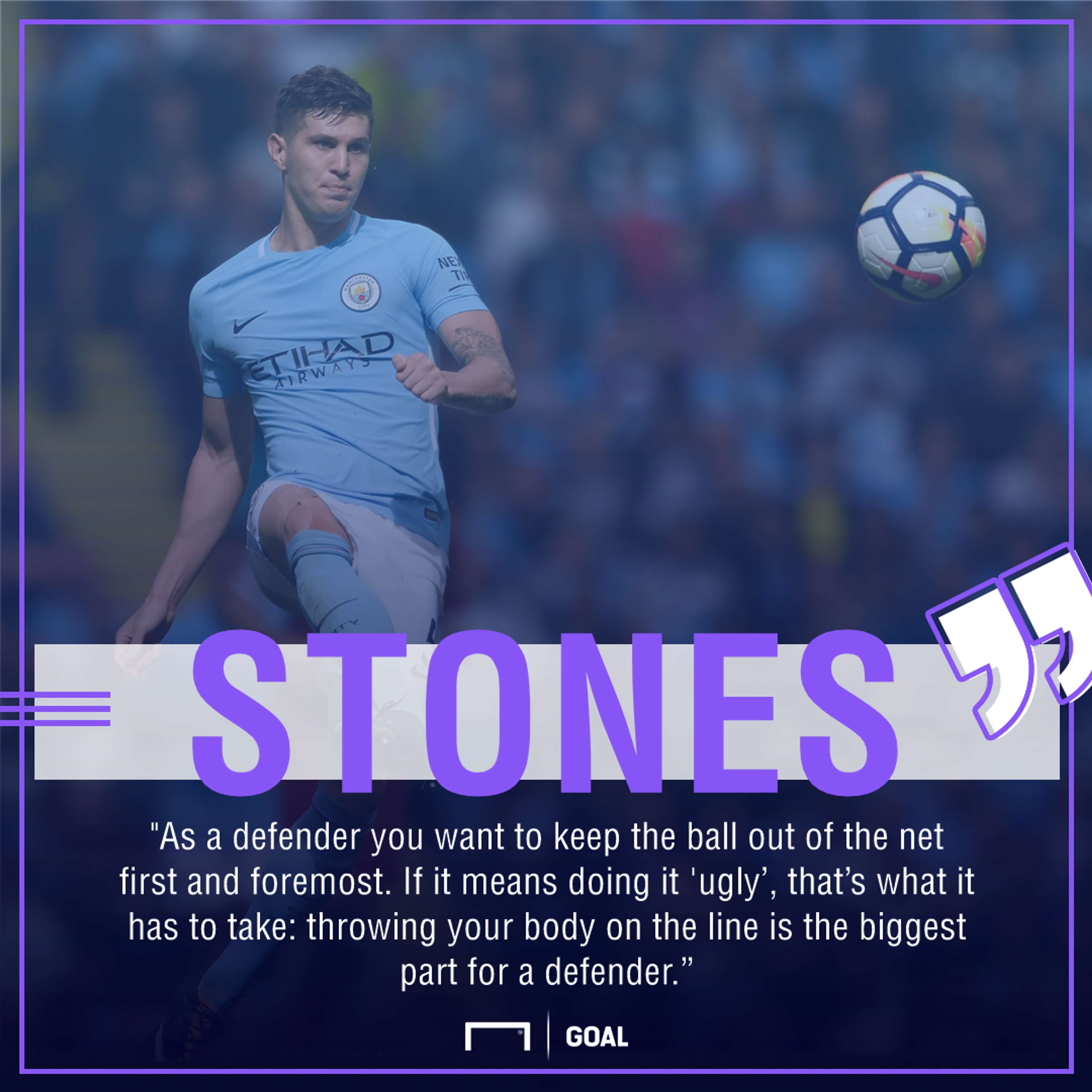John Stones Manchester City 2016 defend ugly