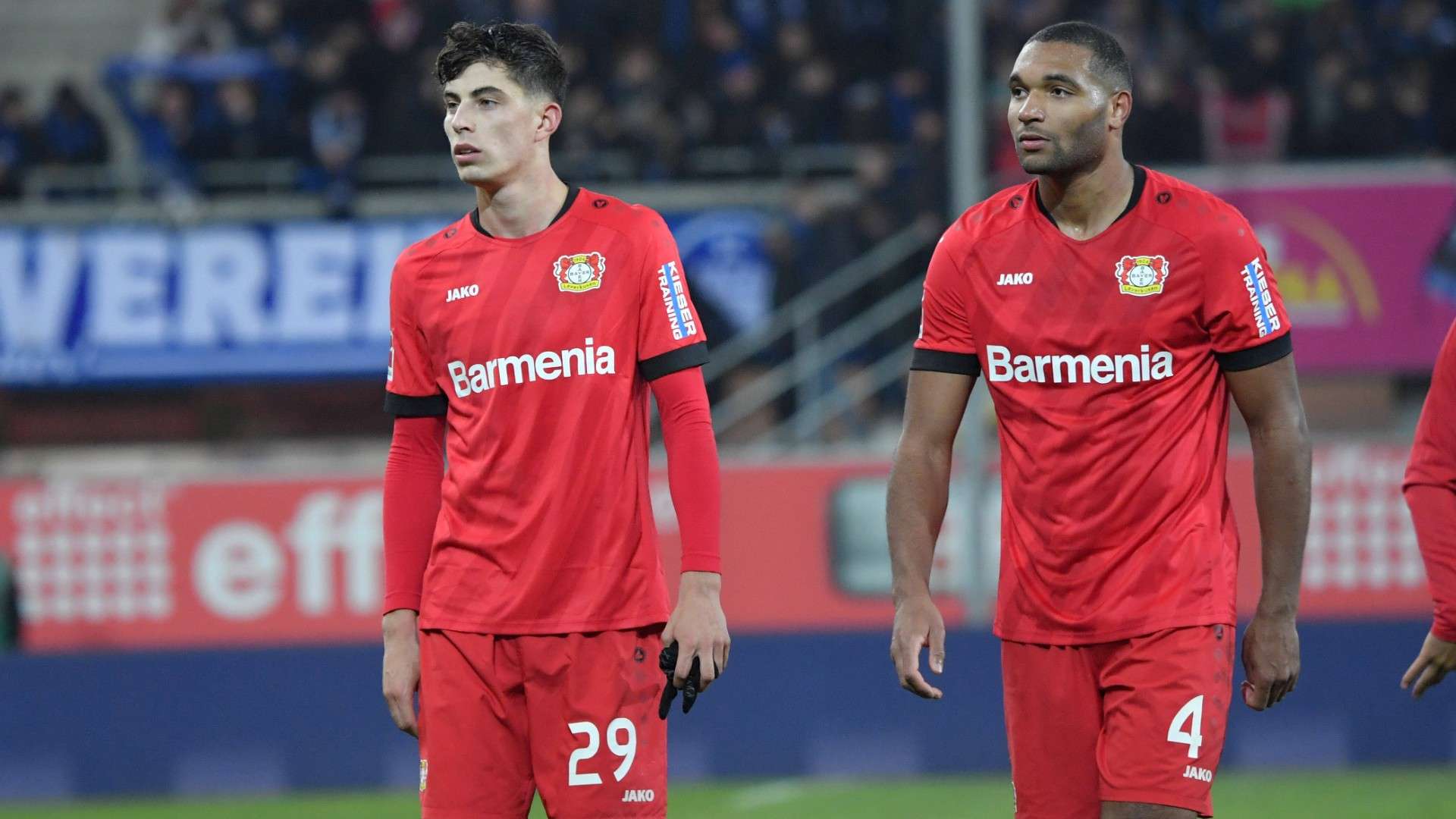 GERMANY ONLY Kai Havertz Jonathan Tah Bayer Leverkusen