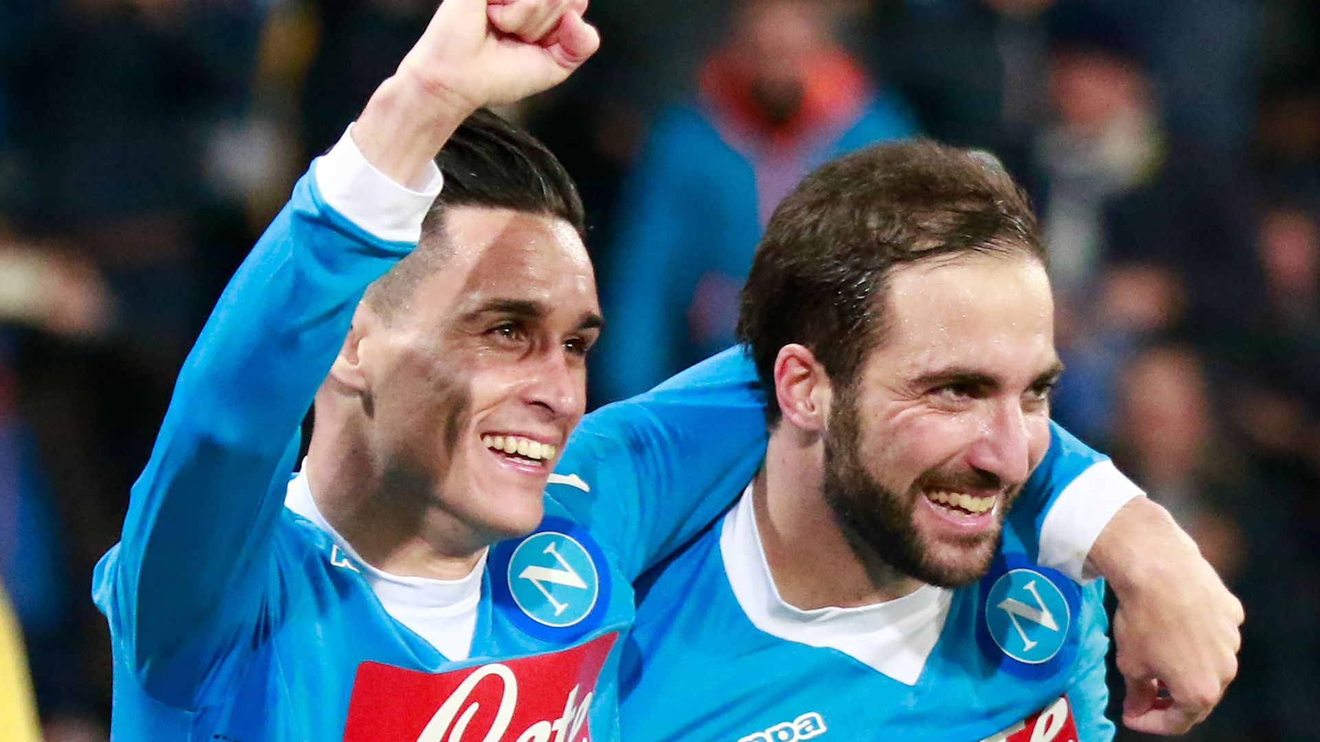 Josè Maria Callejòn Gonzalo Higuain Napoli Serie A