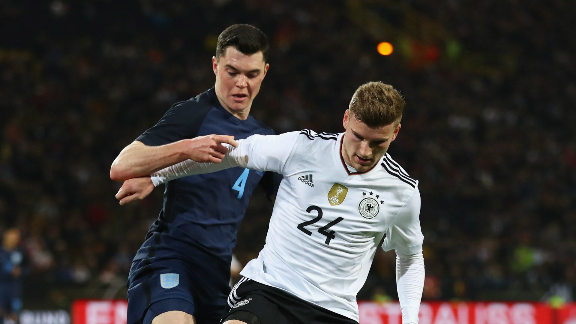 Timo Werner Michael Keane Germany England 22032017