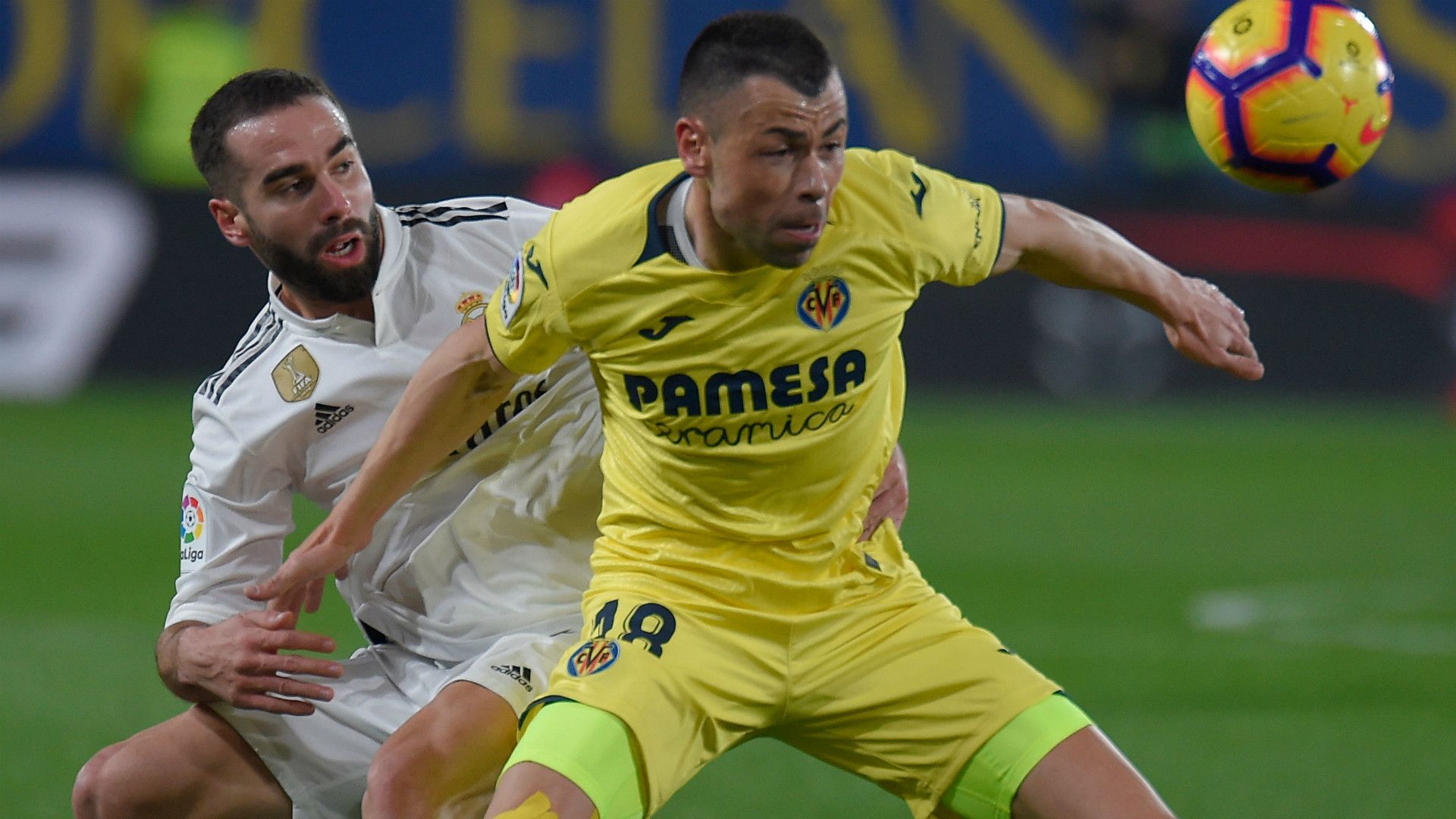DANI CARVAJAL REAL MADRID JAVI FUEGO VILLARREAL LALIGA 03012019