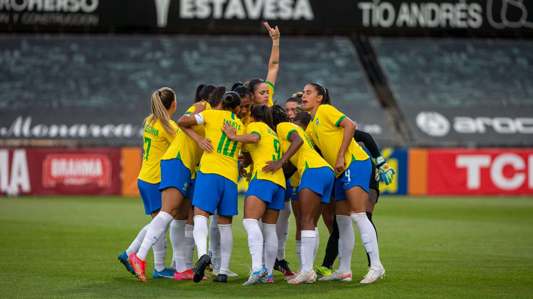Seleção Feminina - Brasil x Canadá - Amistoso 2021