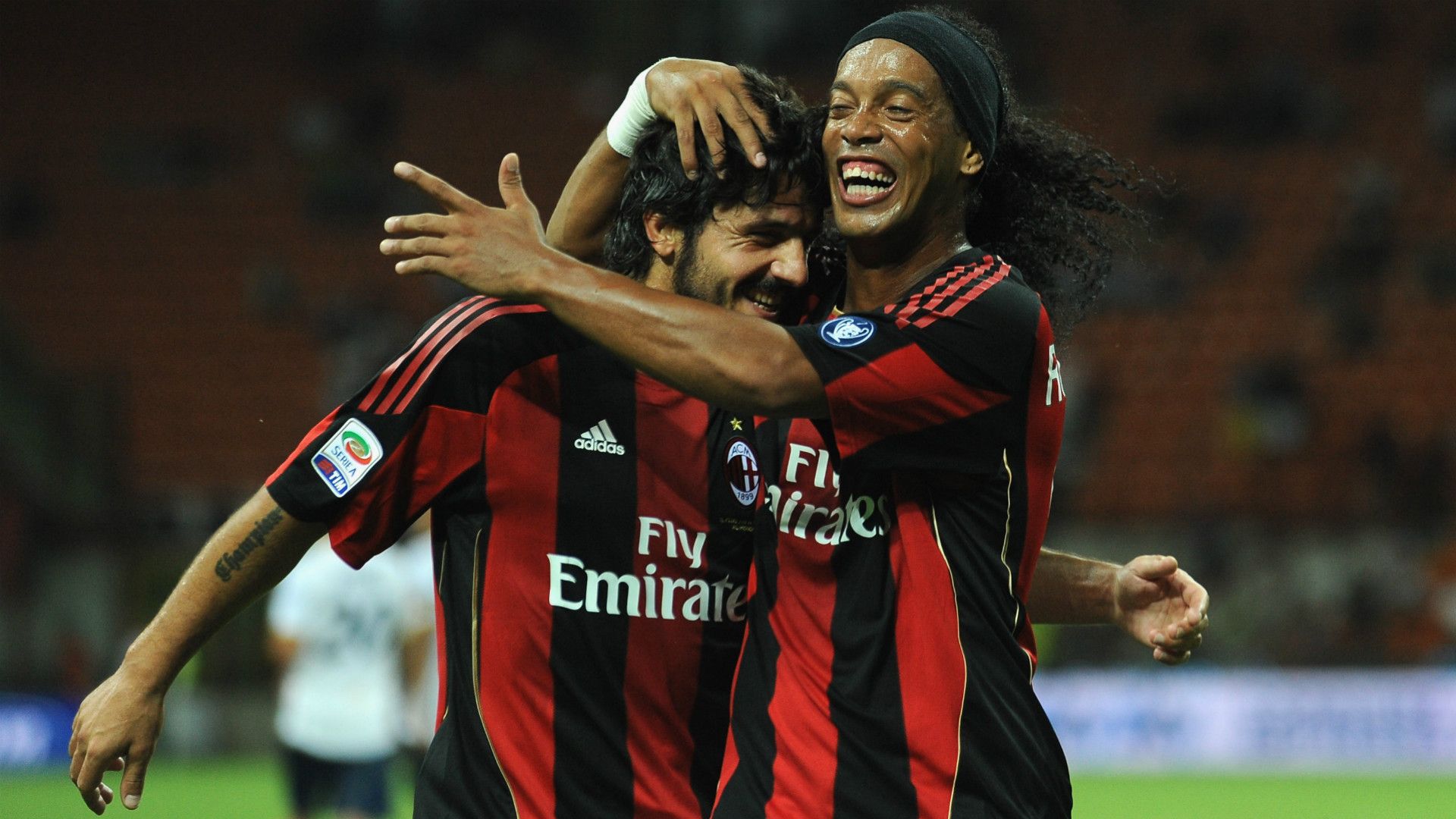Ronaldinho Gennaro Gattuso Milan 2010