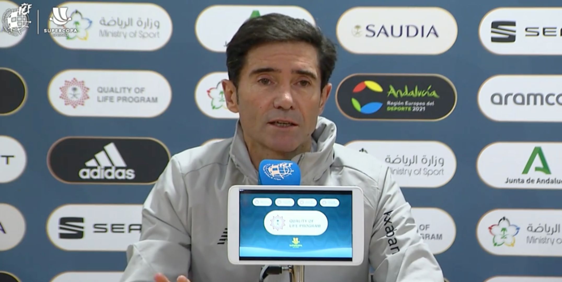 Marcelino press conference