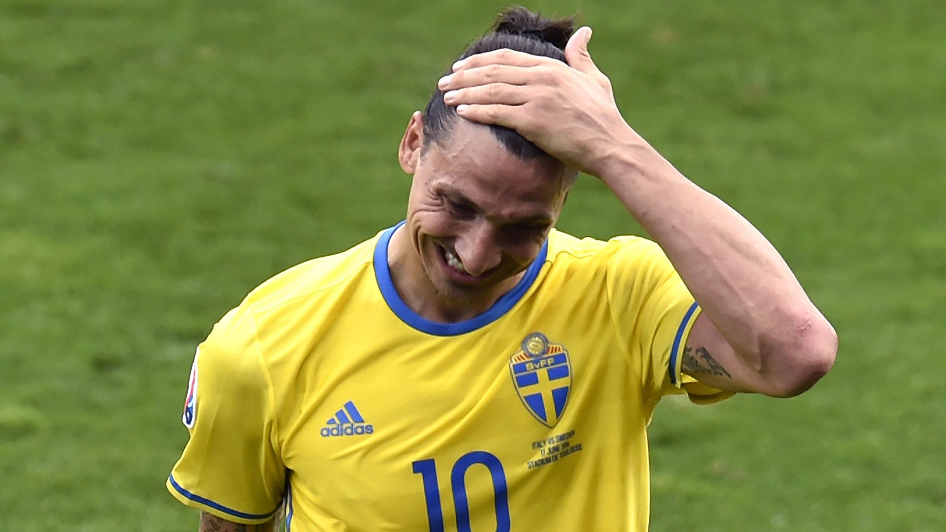 Zlatan Ibrahimovic Sweden Italy Euro 2016