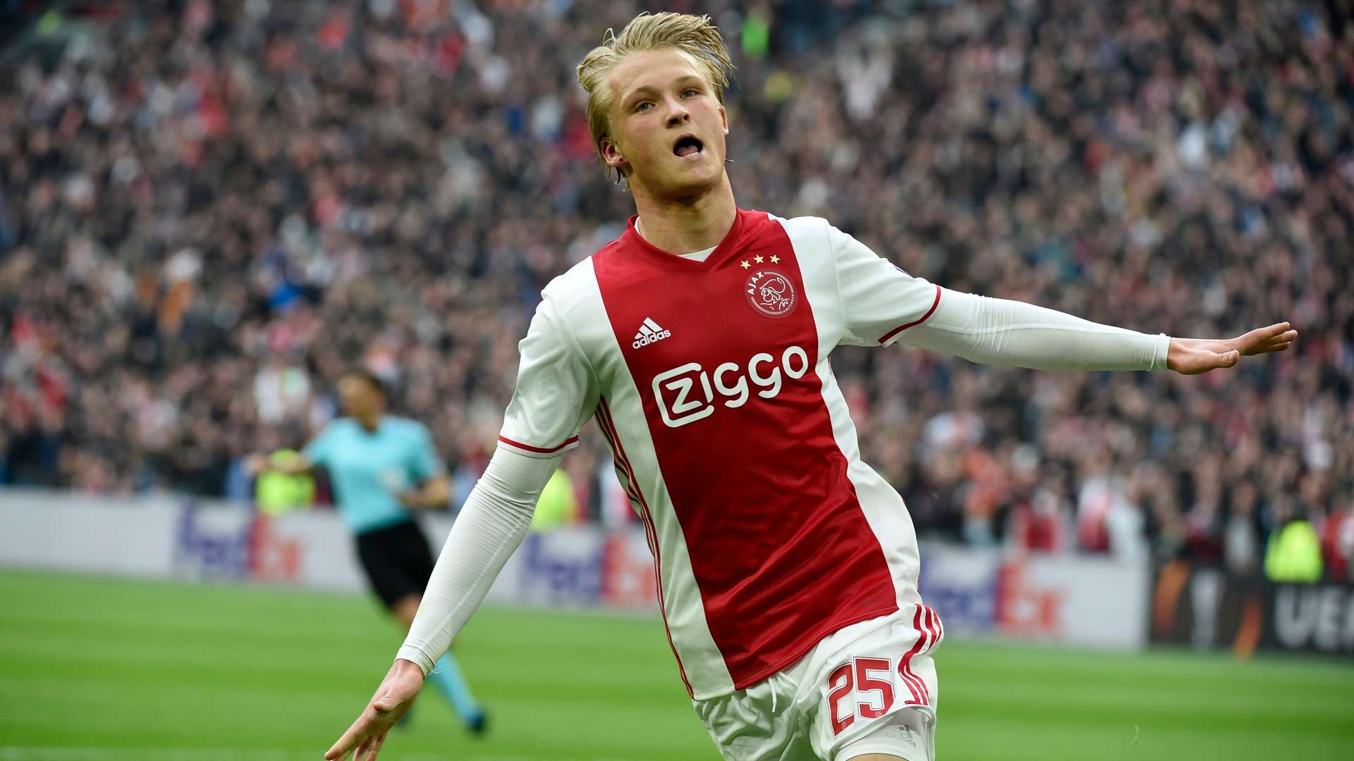 kasper dolberg ajax amsterdam europa league 050317