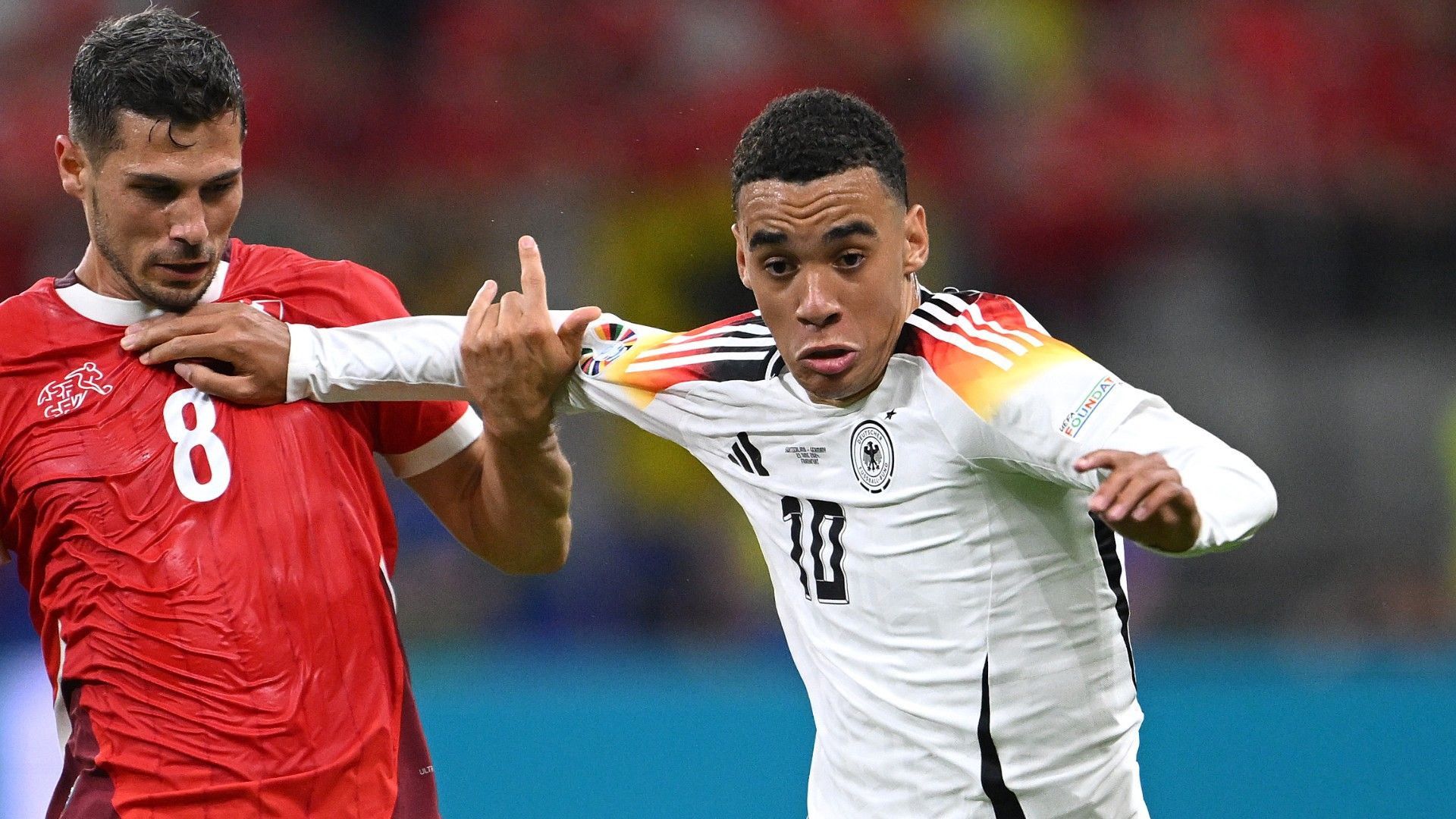  Jamal Musiala of Germany in action