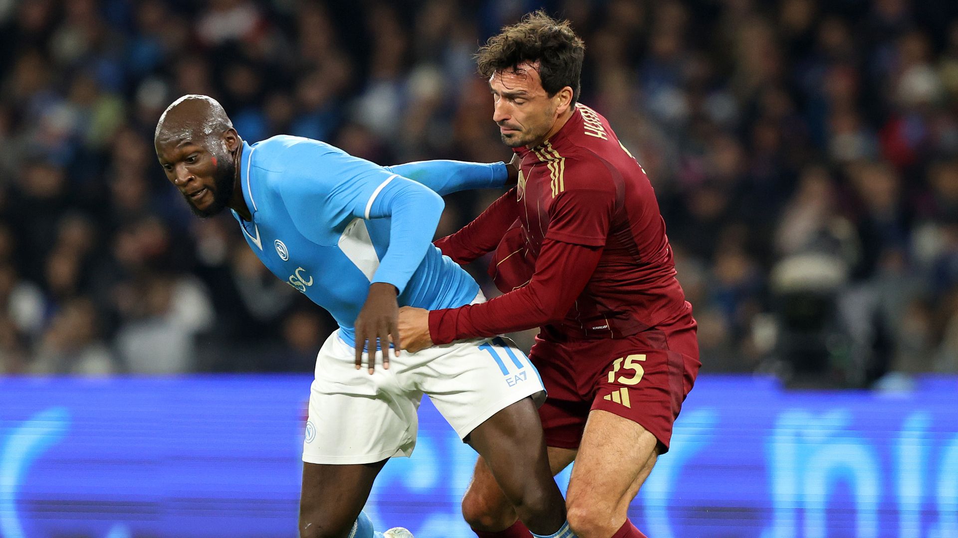 Hummels Lukaku Napoli Roma