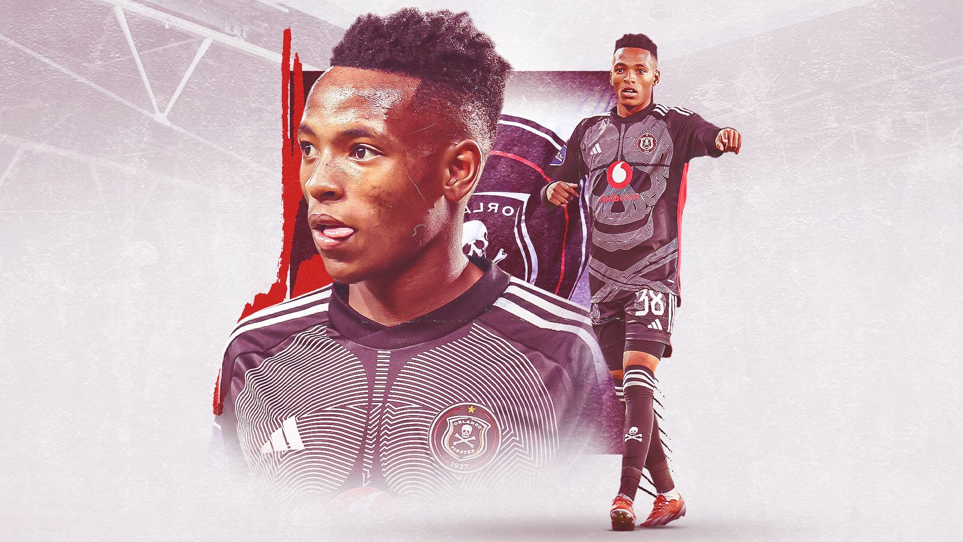 Relebohile Mofokeng of Orlando Pirates 