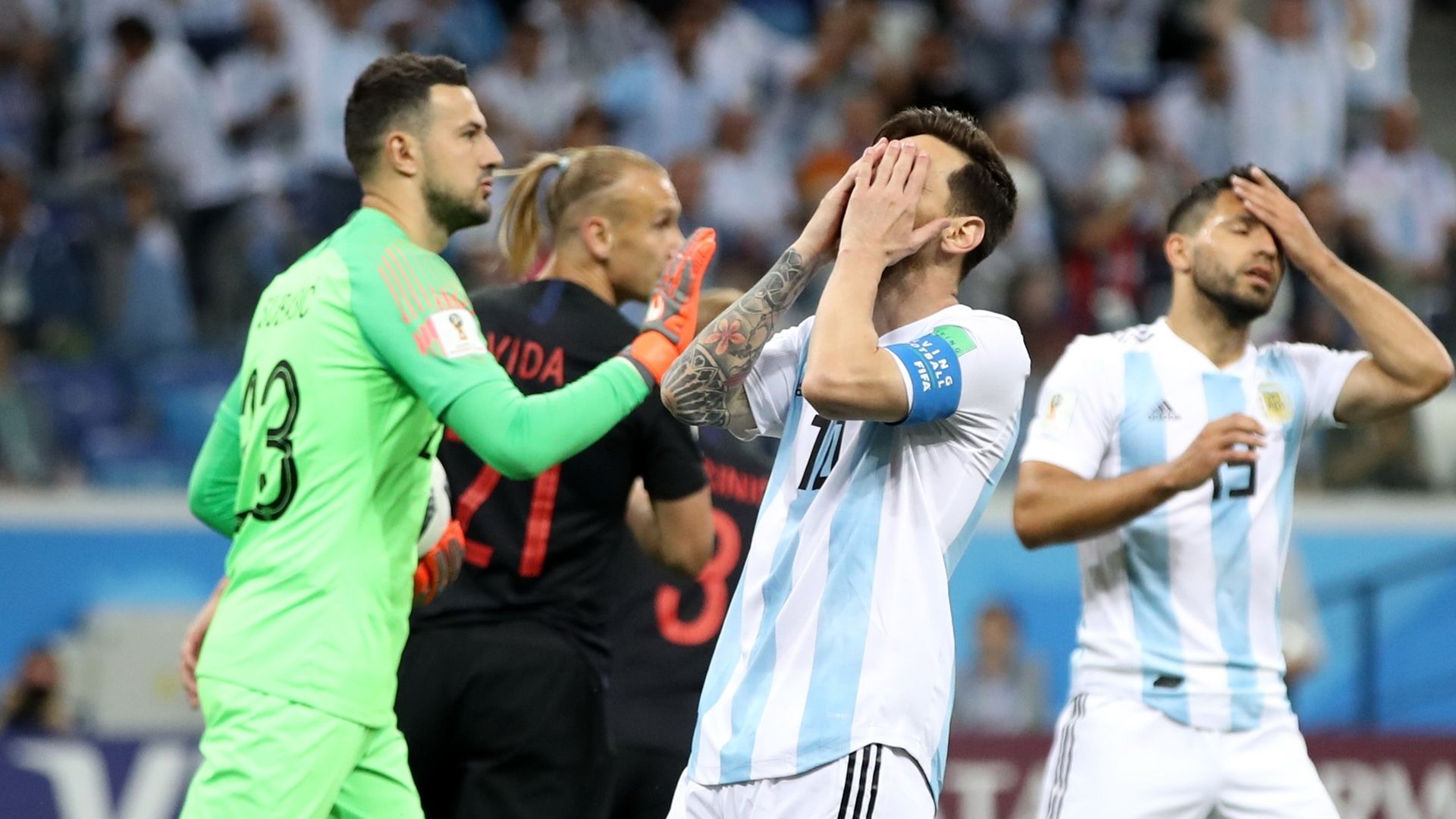 Lionel Messi Argentina Croatia World Cup 2018