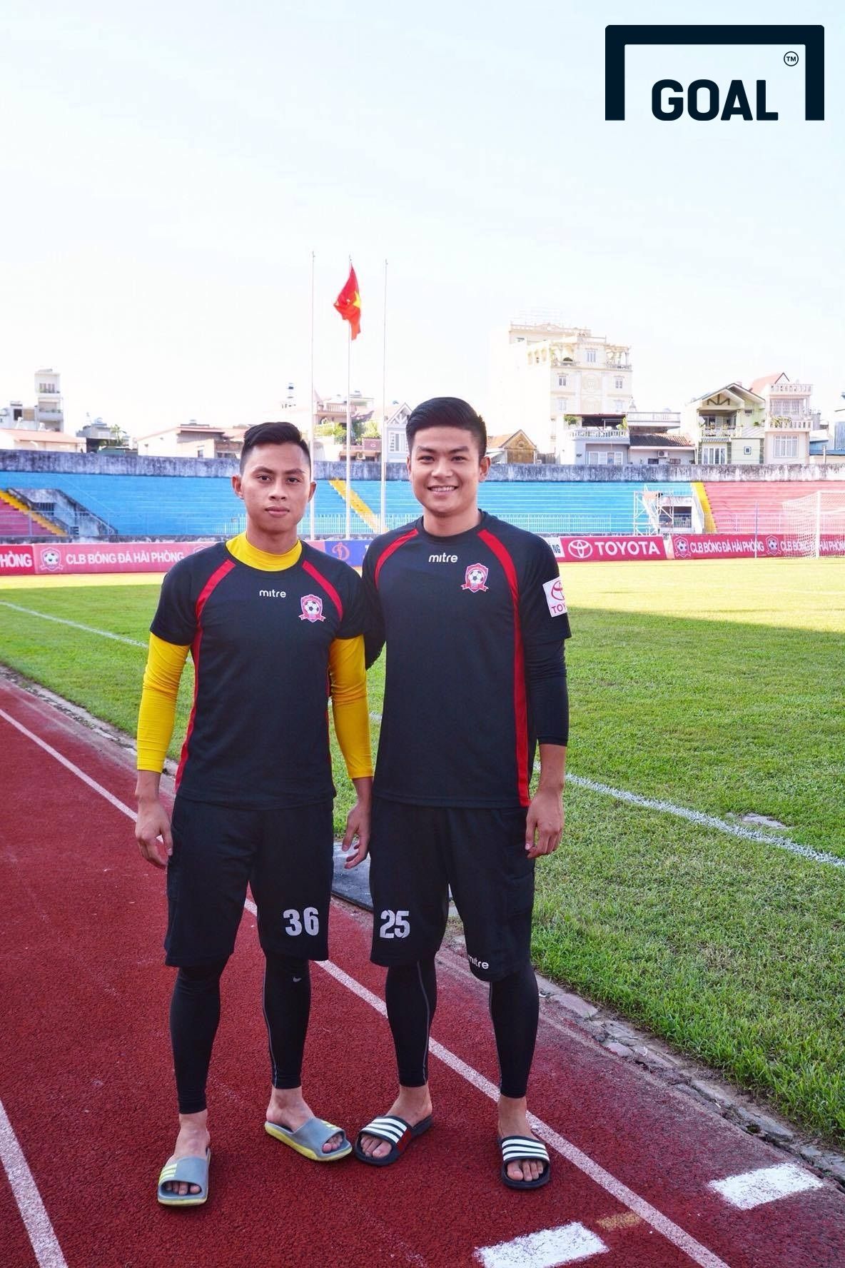 Thủ môn Phạm Xuân Luân Hải Phòng