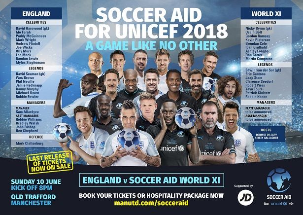 “ซอคเกอร์ เอด ฟอร์ ยูนิเซฟ 2018”