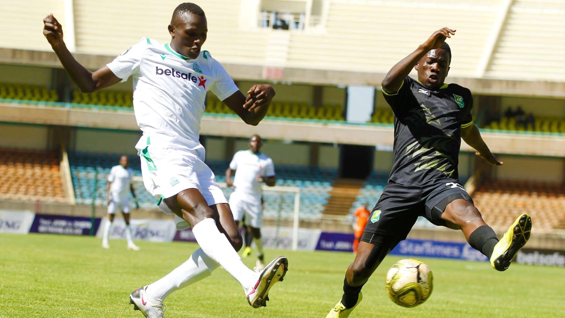 Samuel Onyango of Gor Mahia vs Zoo FC.