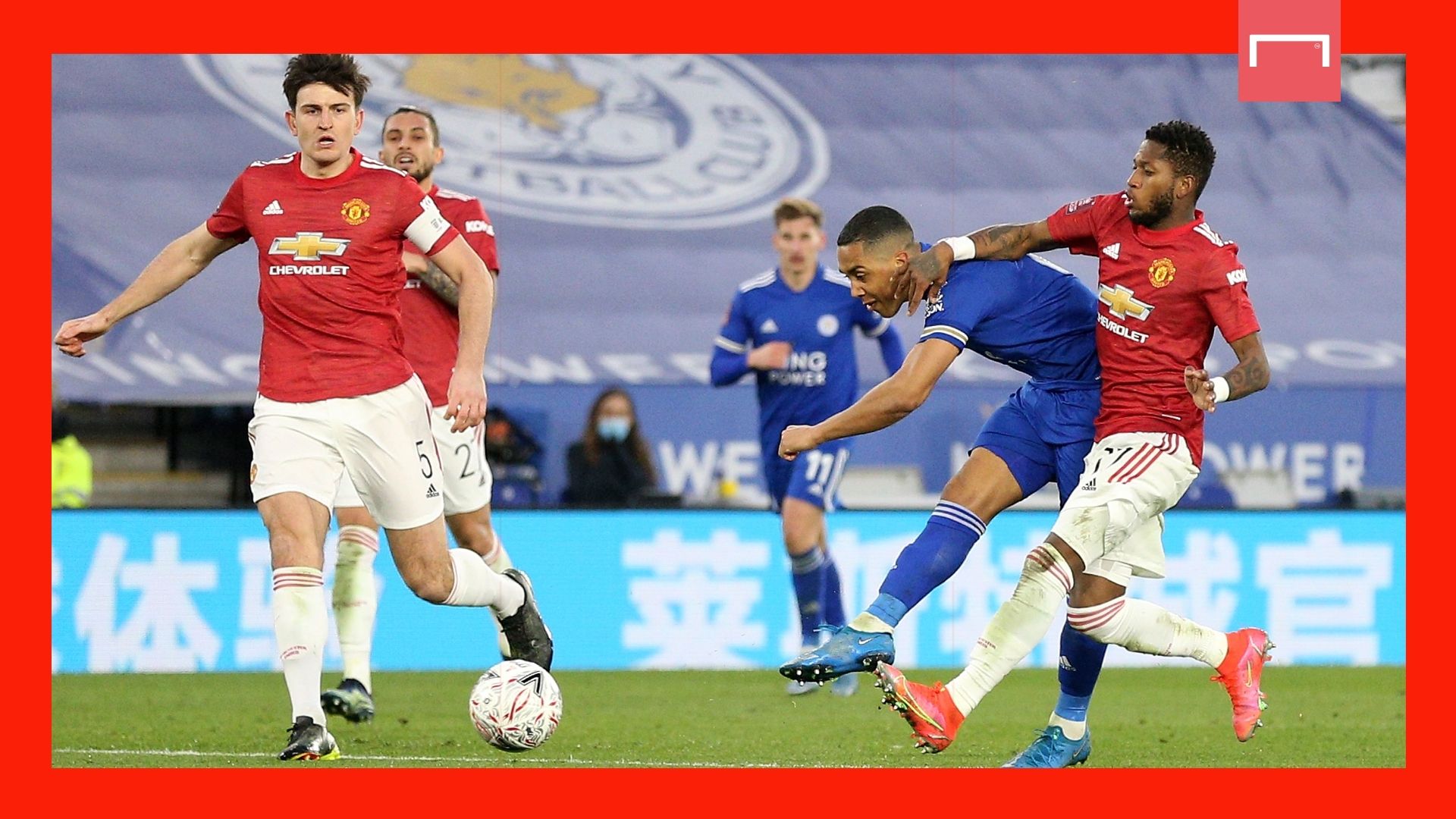 Youri Tielemans Fred Leicester Manchester United GFX