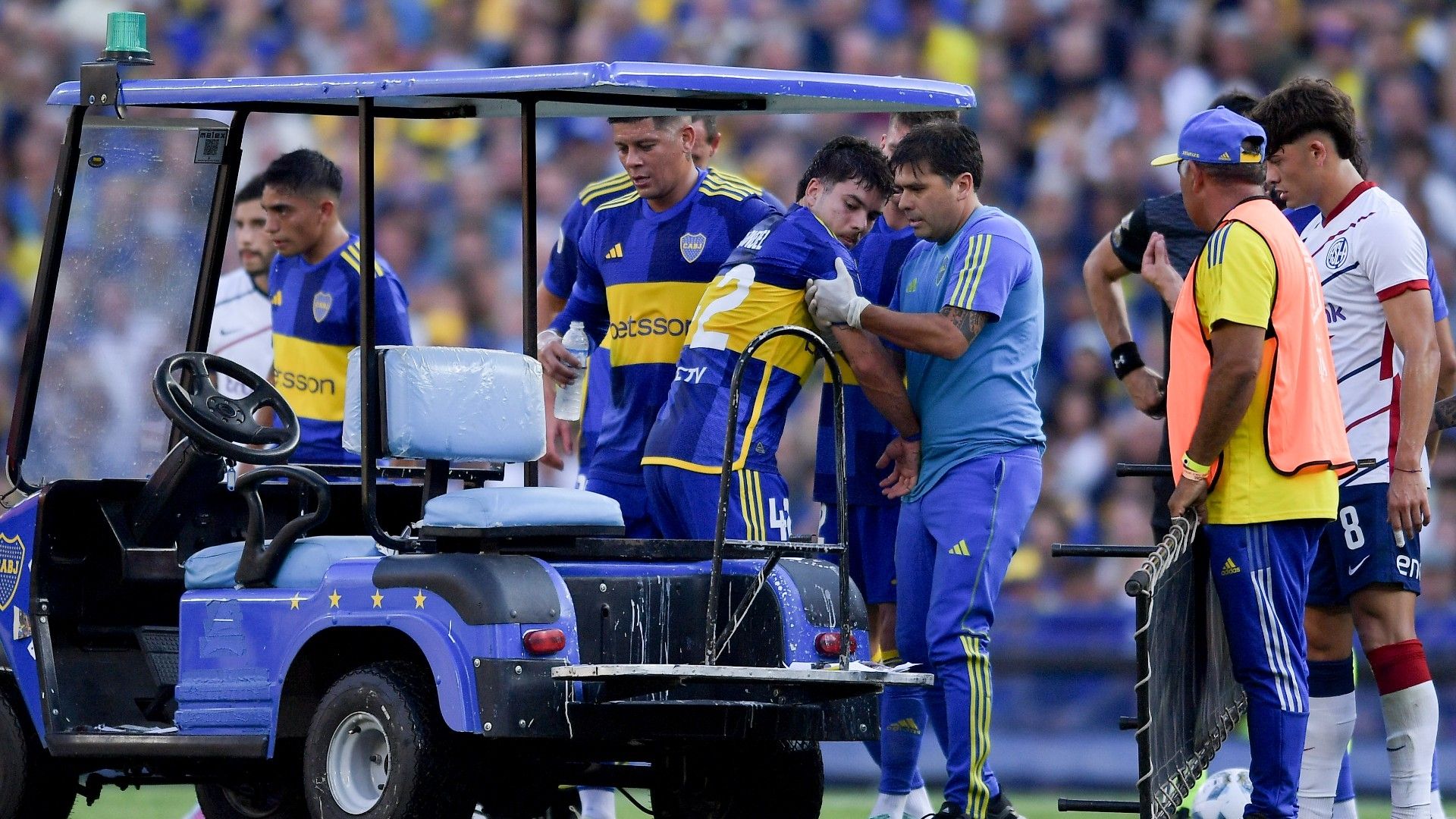 Lucas Blondel Boca San Lorenzo Copa Liga Profesional 30032024
