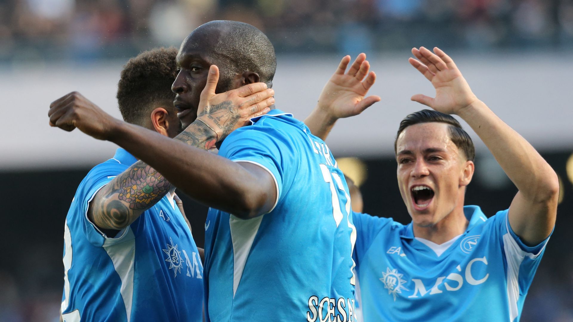 Romelu Lukaku Napoli Fiorentina Serie A