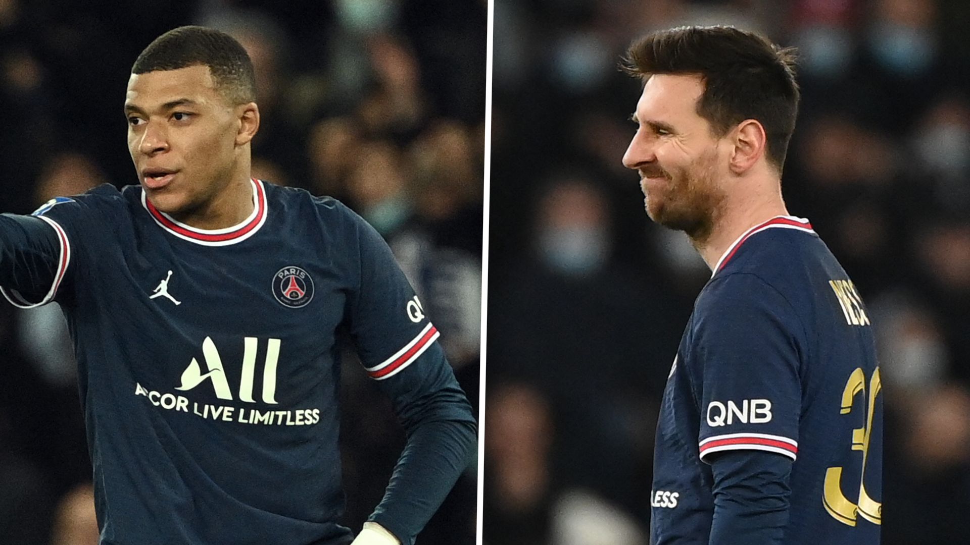Mbappé Messi PSG Monaco