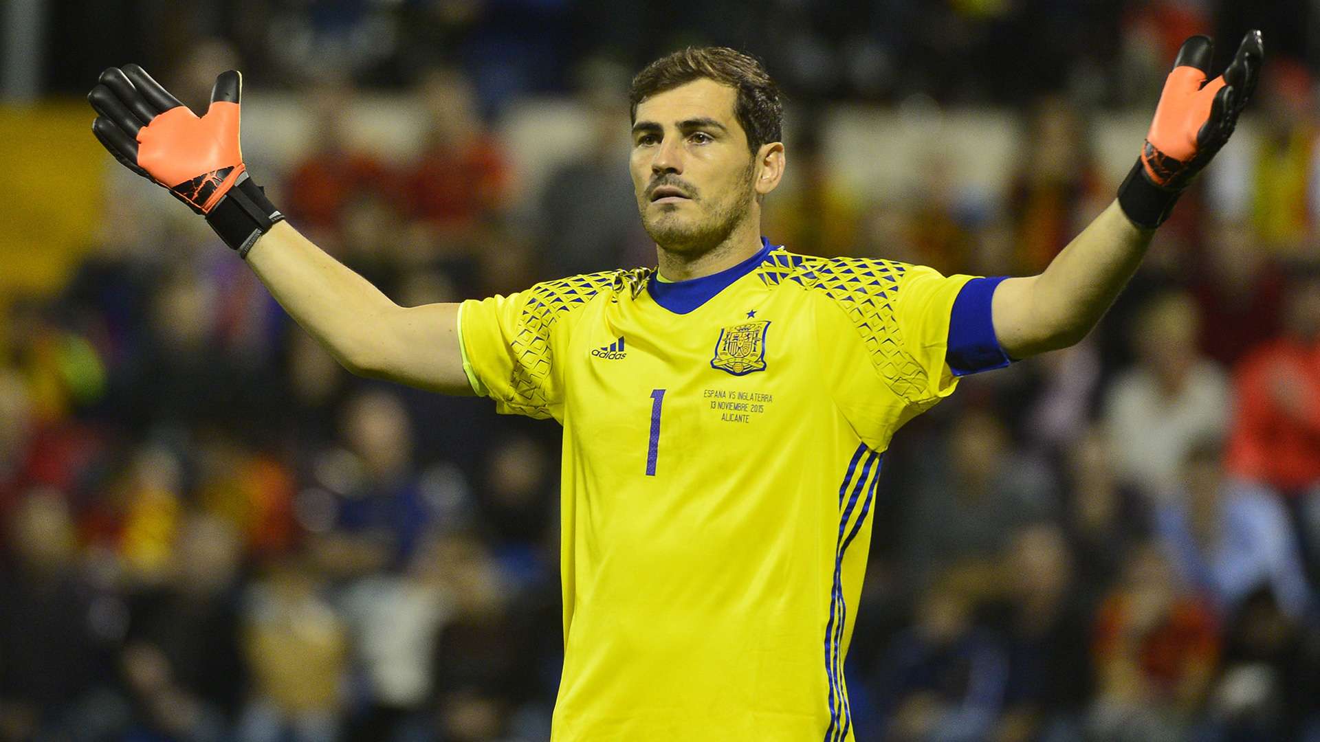 Iker Casillas Spain England Friendly
