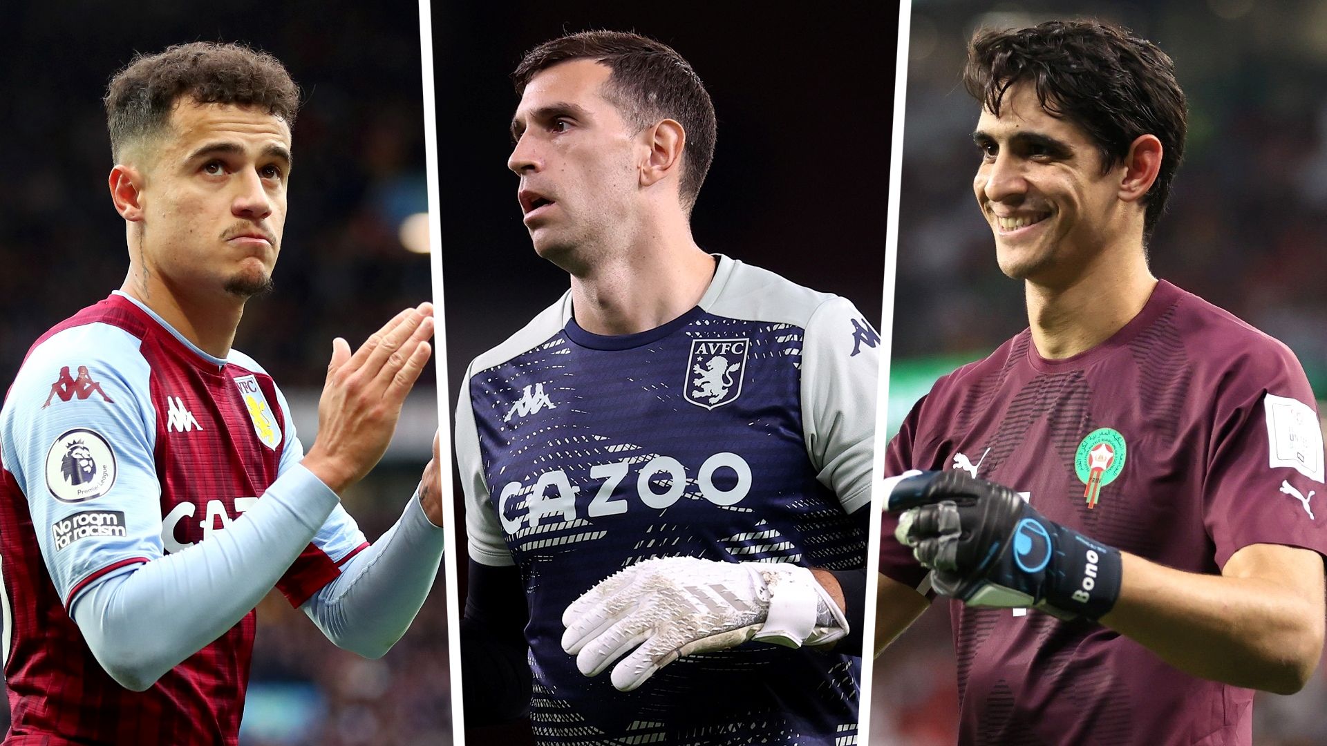 Aston Villa Coutinho Dibu Martinez Bounou Bono