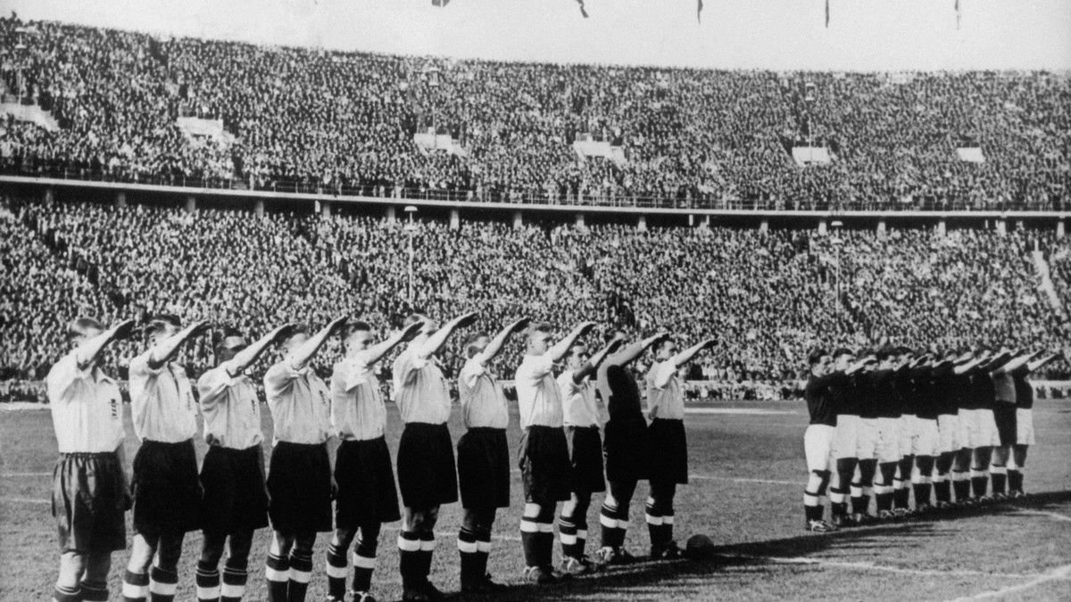selección inglesa saludo nazi 1938