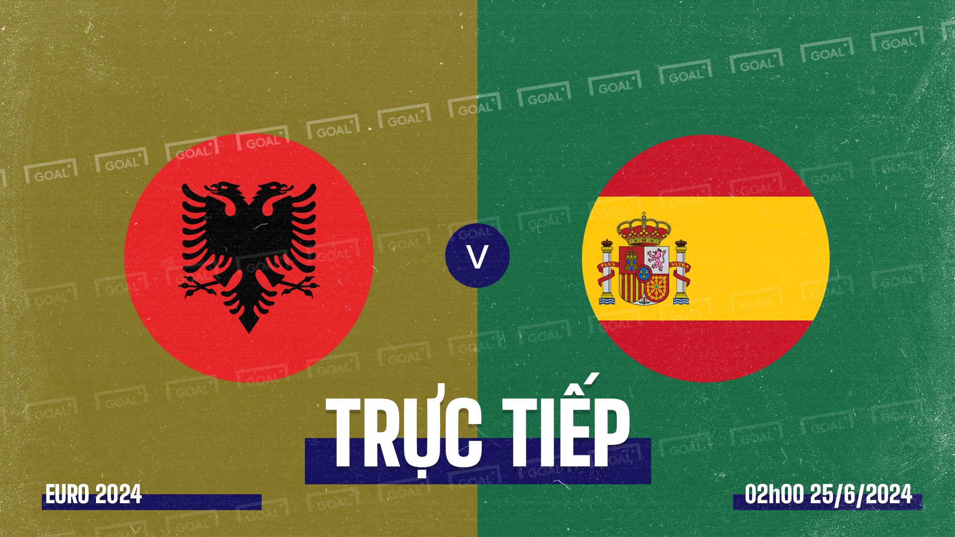 Albania vs Spain EURO 2024 GFX