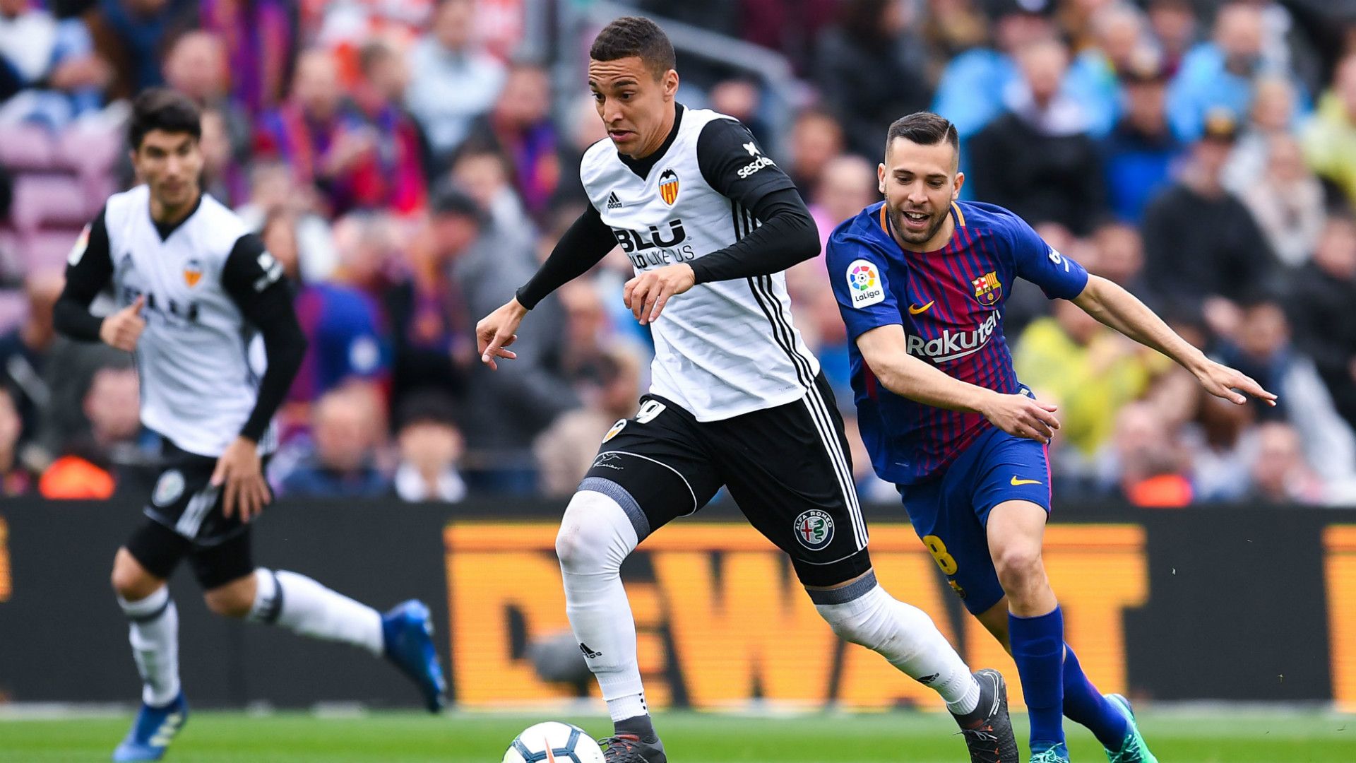 Rodrigo Jordi Alba Barcelona Valencia LaLiga