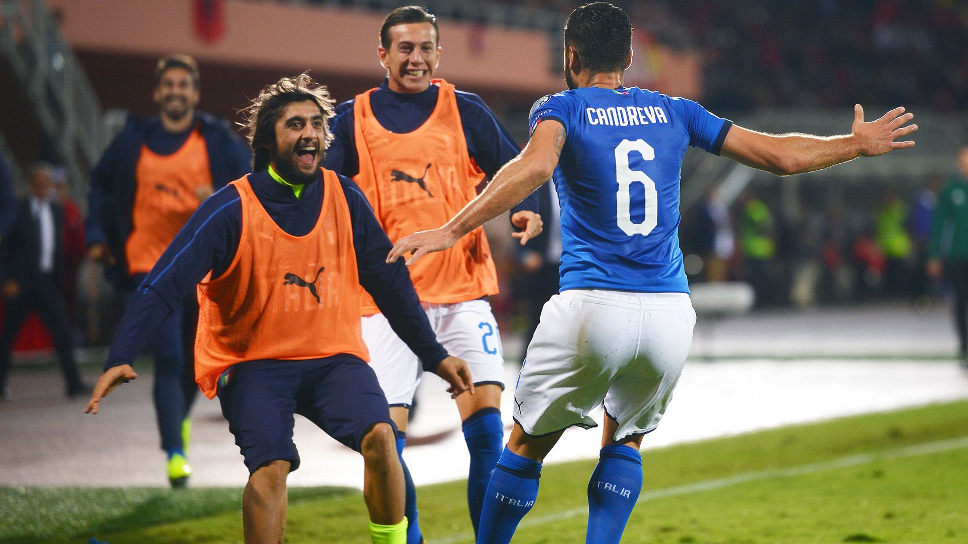 Antonio Candreva Albania Italy