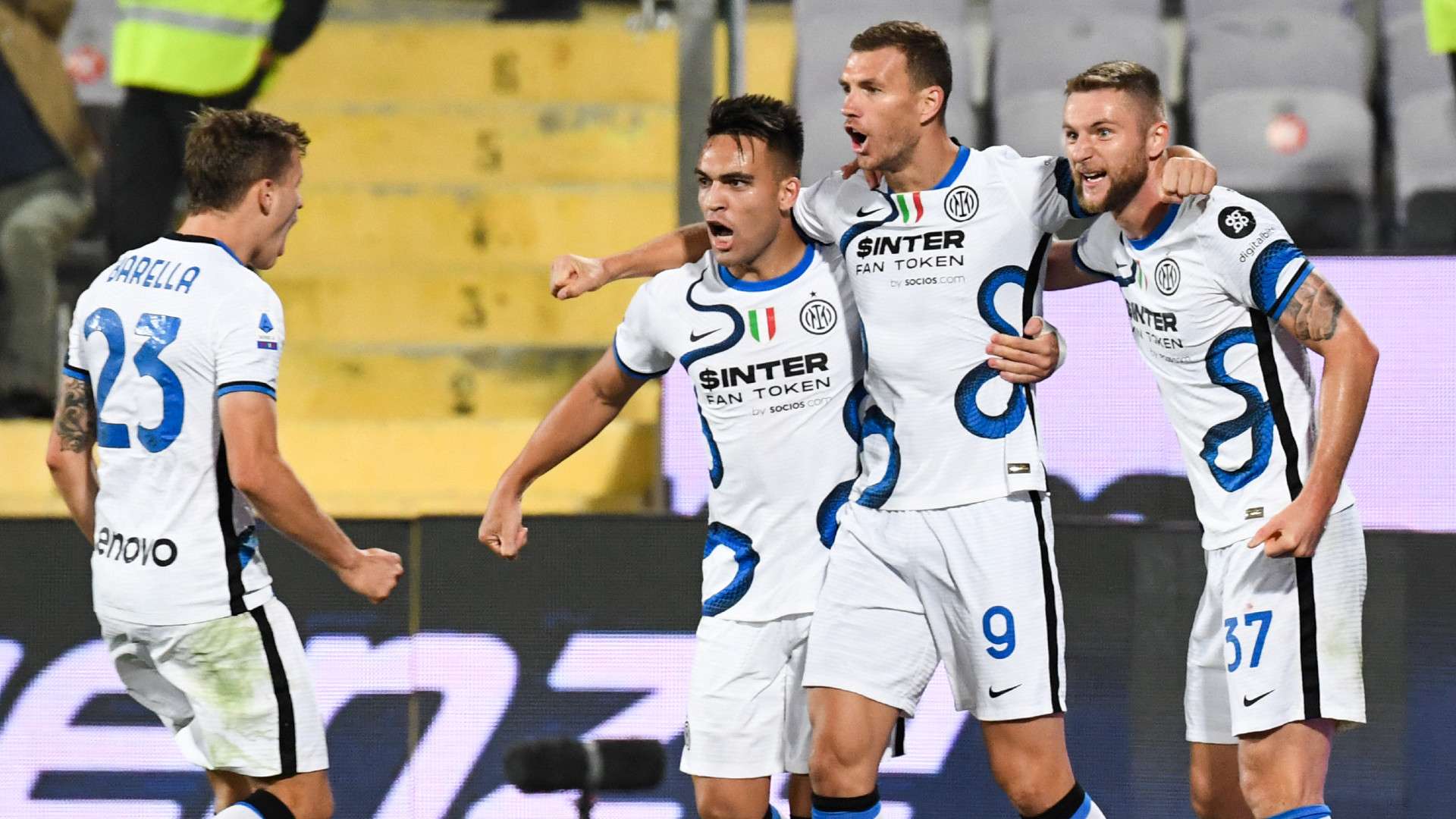 Fiorentina Inter celebrate Serie A