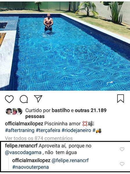 Instagram Maxi Lopez - jornal Extra